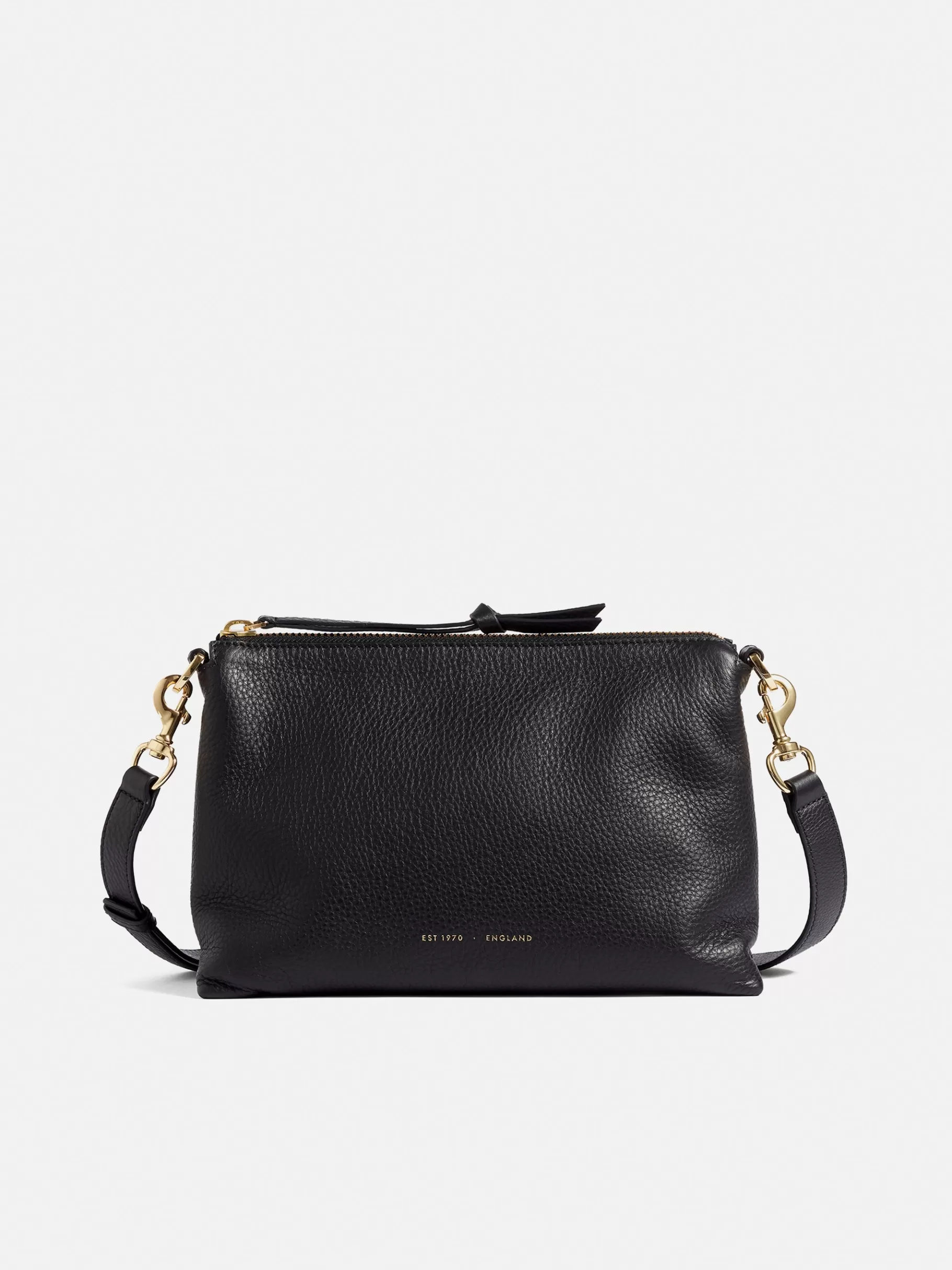 Jigsaw Wallets & Card Holders | Bags-Ava Pebble Leather Crossbody Black