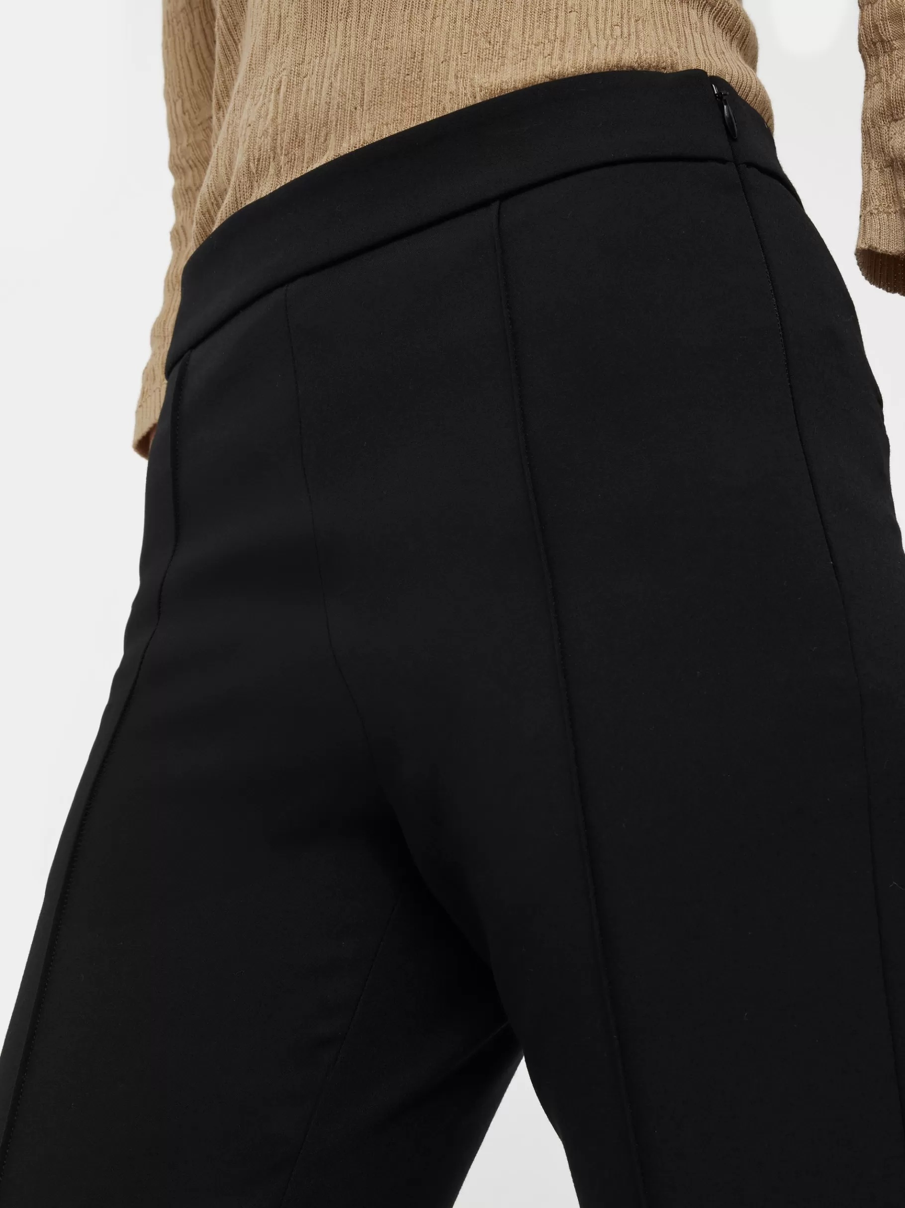Jigsaw Trousers | Suits & Tailoring-Bi Stretch Cigarette Trouser Black