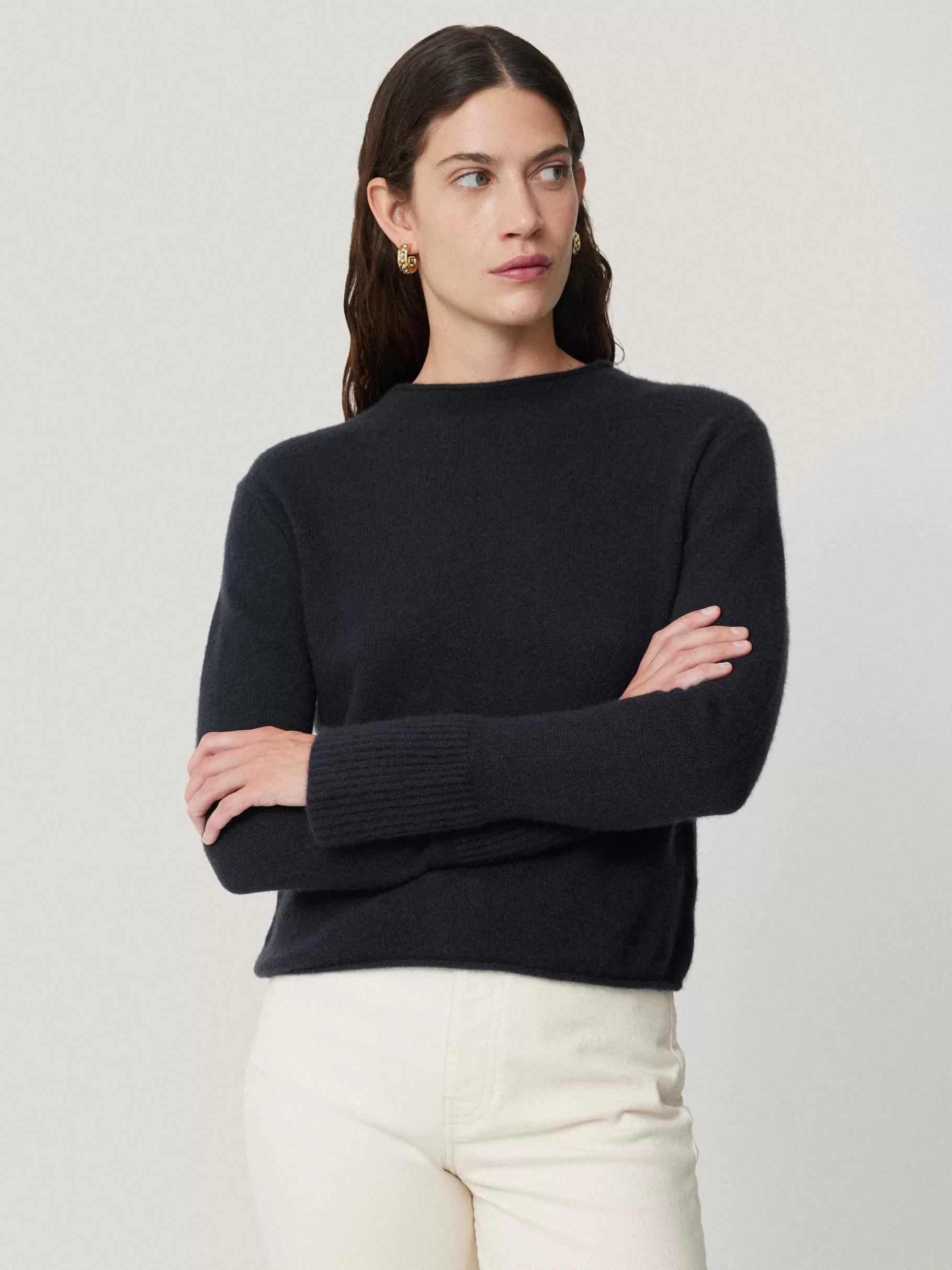 Jigsaw Knitwear & Cashmere-Cloud Cashmere Eldon Jumper Navy