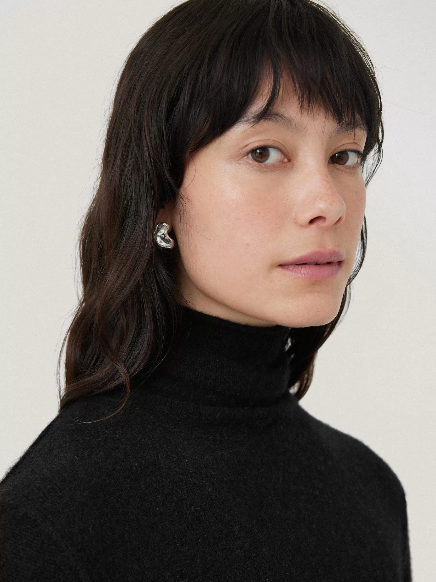 Jigsaw Knitwear & Cashmere-Cloud Cashmere Polo Jumper Black