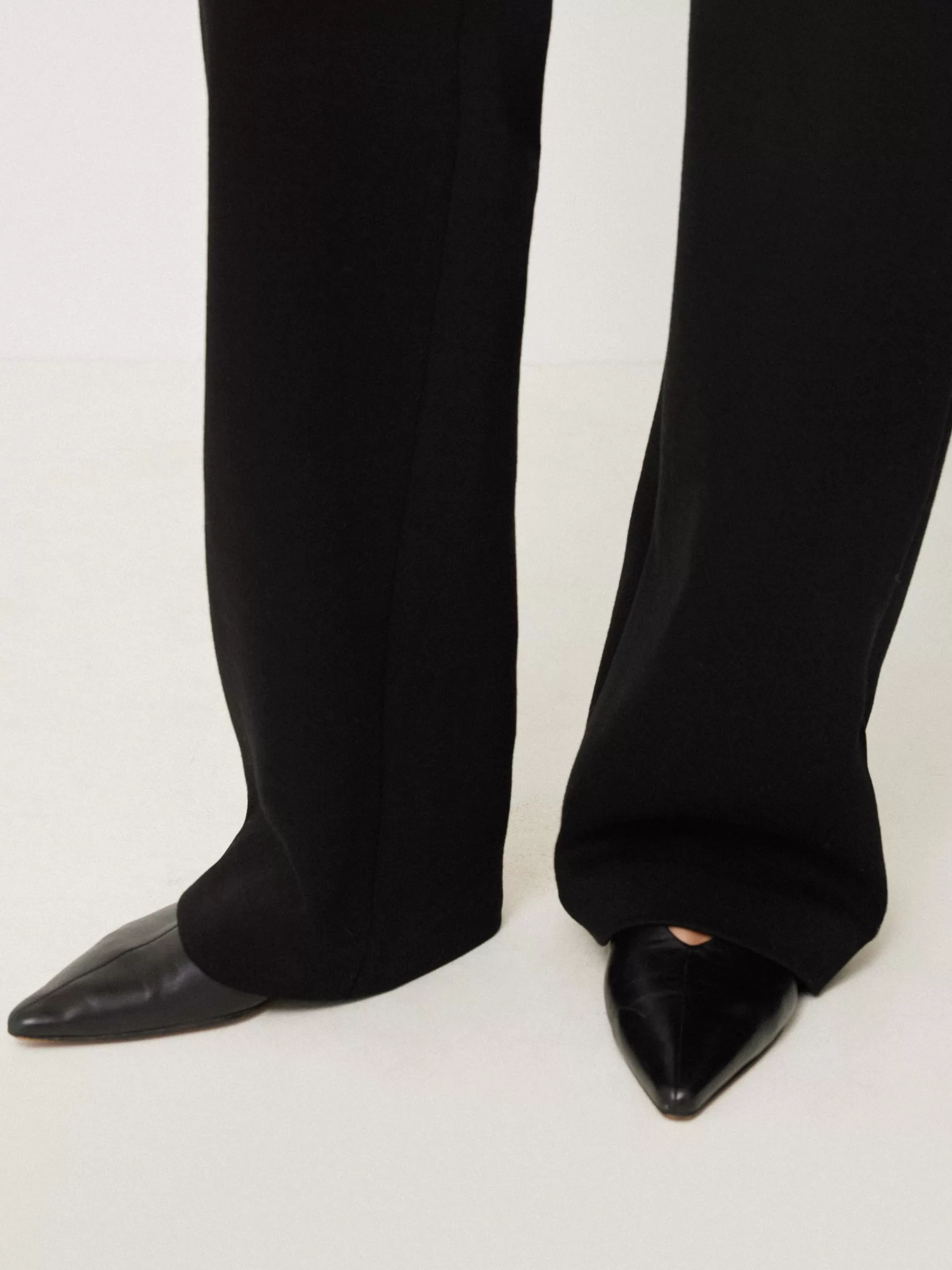 Jigsaw Trousers-Crepe Ponte Jersey Blake Trouser Black