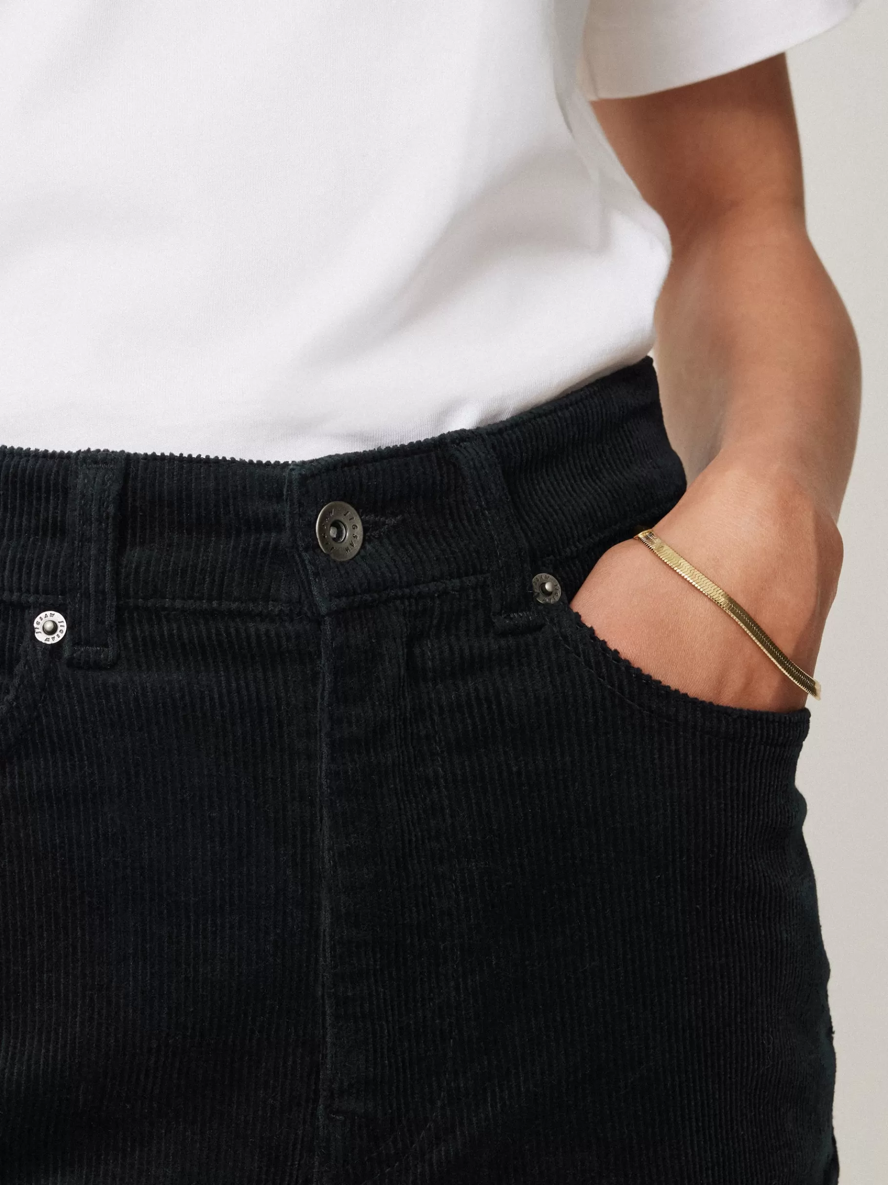 Jigsaw Trousers | Co-ords-Delmont Cord Tapered Jean Navy
