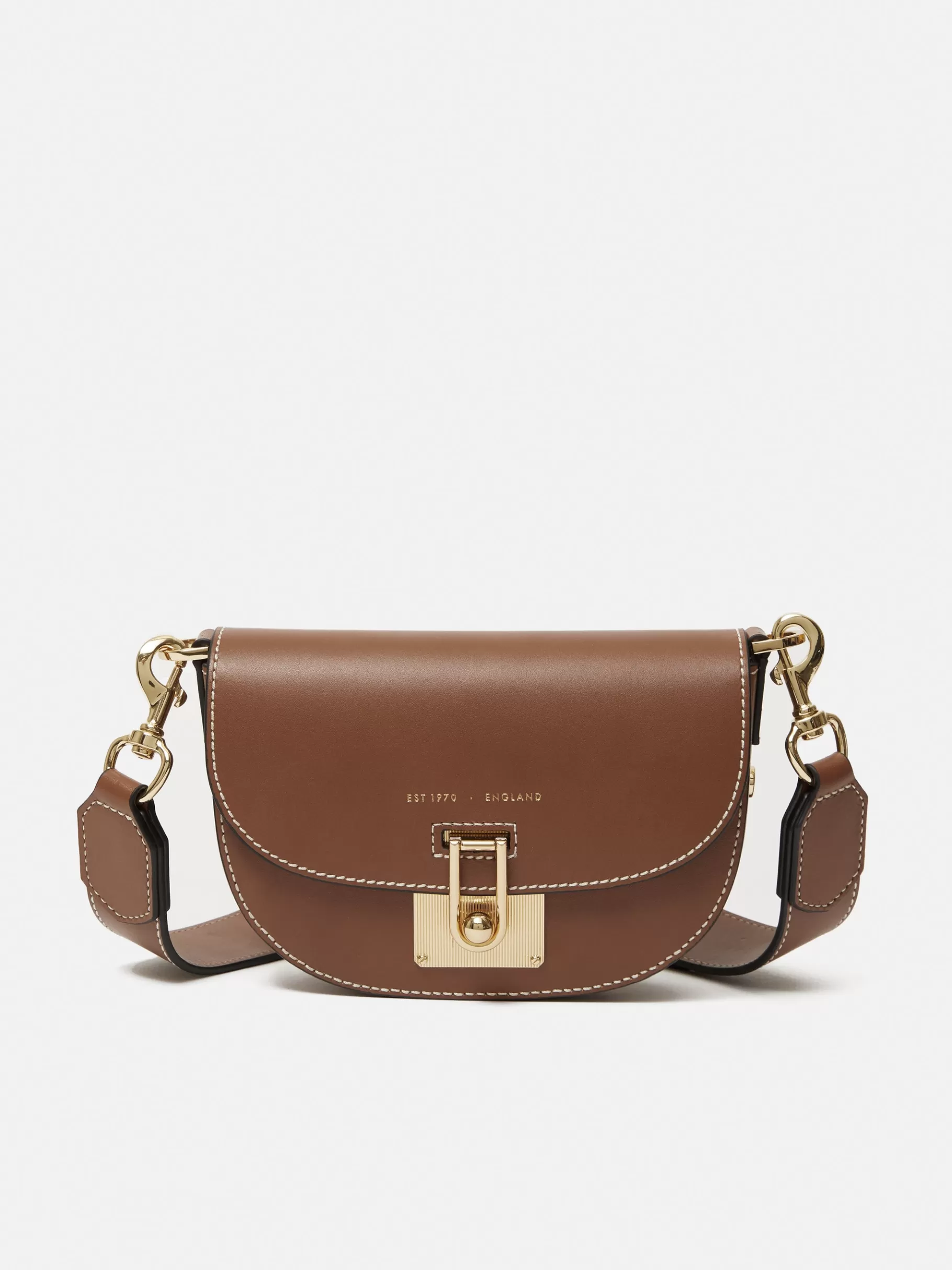 Jigsaw Wallets & Card Holders | Bags-Denbigh Studded Leather Bag Tan