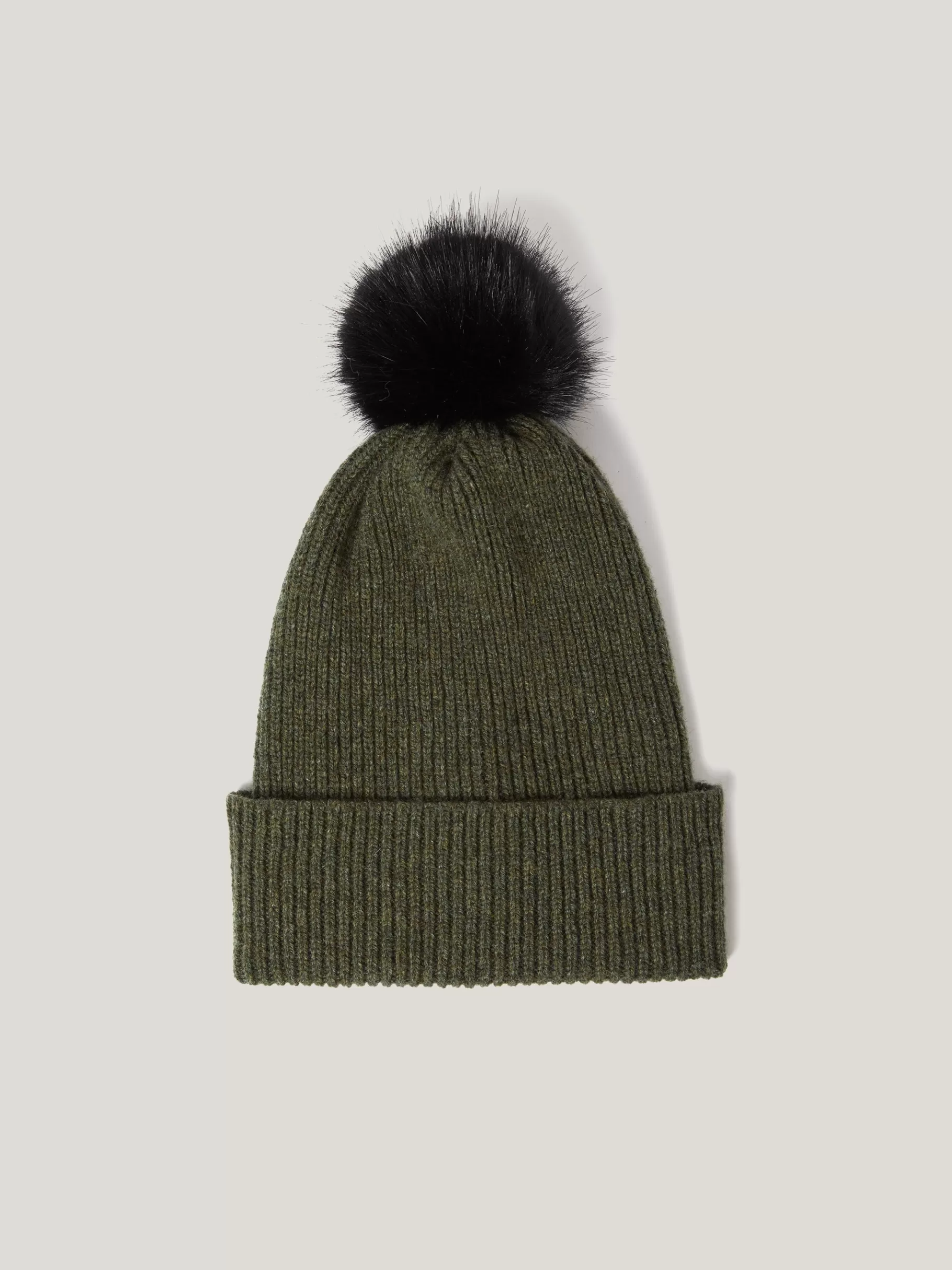 Jigsaw Hats & Gloves | Knitwear & Cashmere-Donegal Pom Hat Green