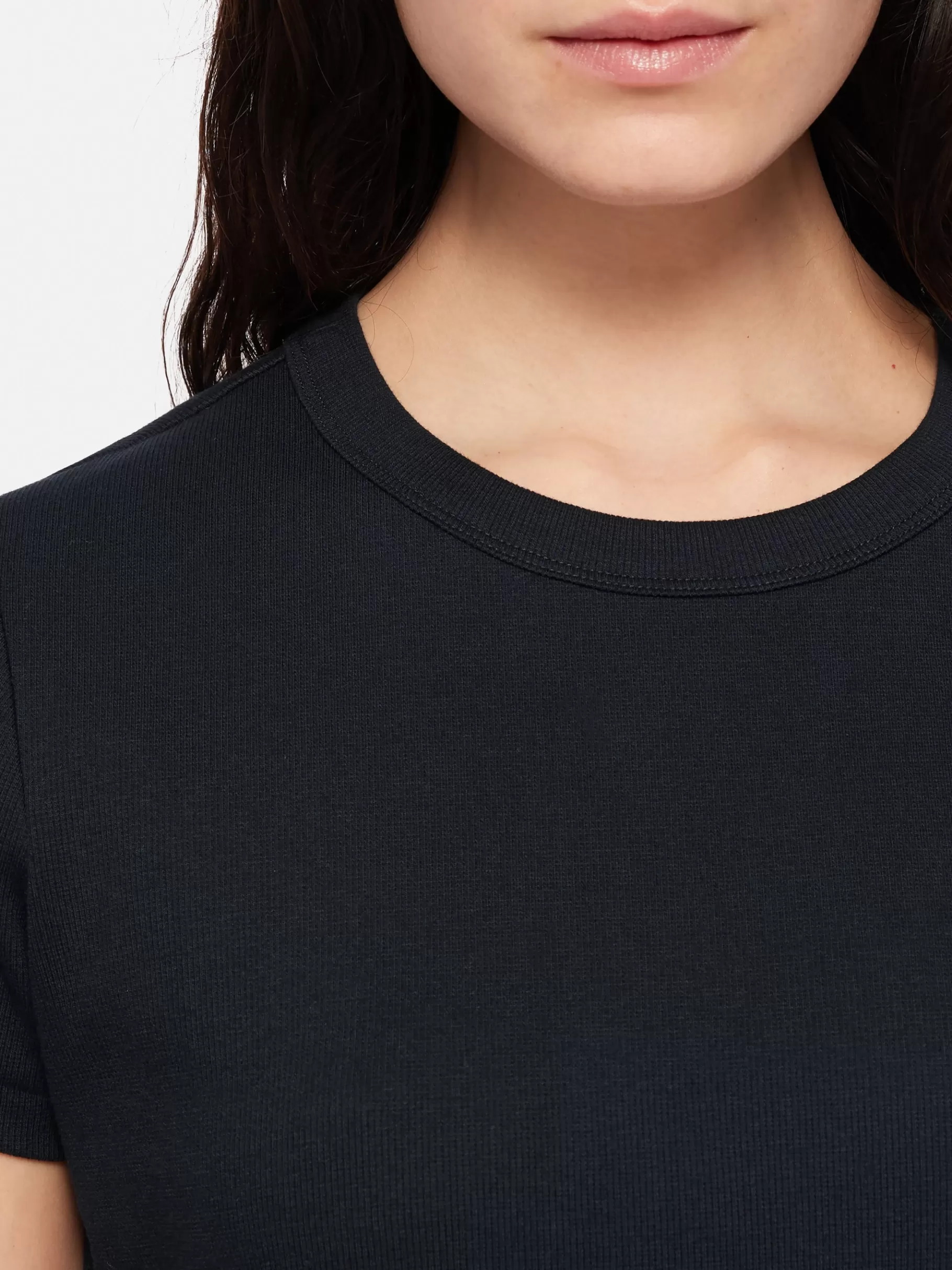 Jigsaw Shirts & Tops | Suits & Tailoring-Fine Cotton Tee Navy