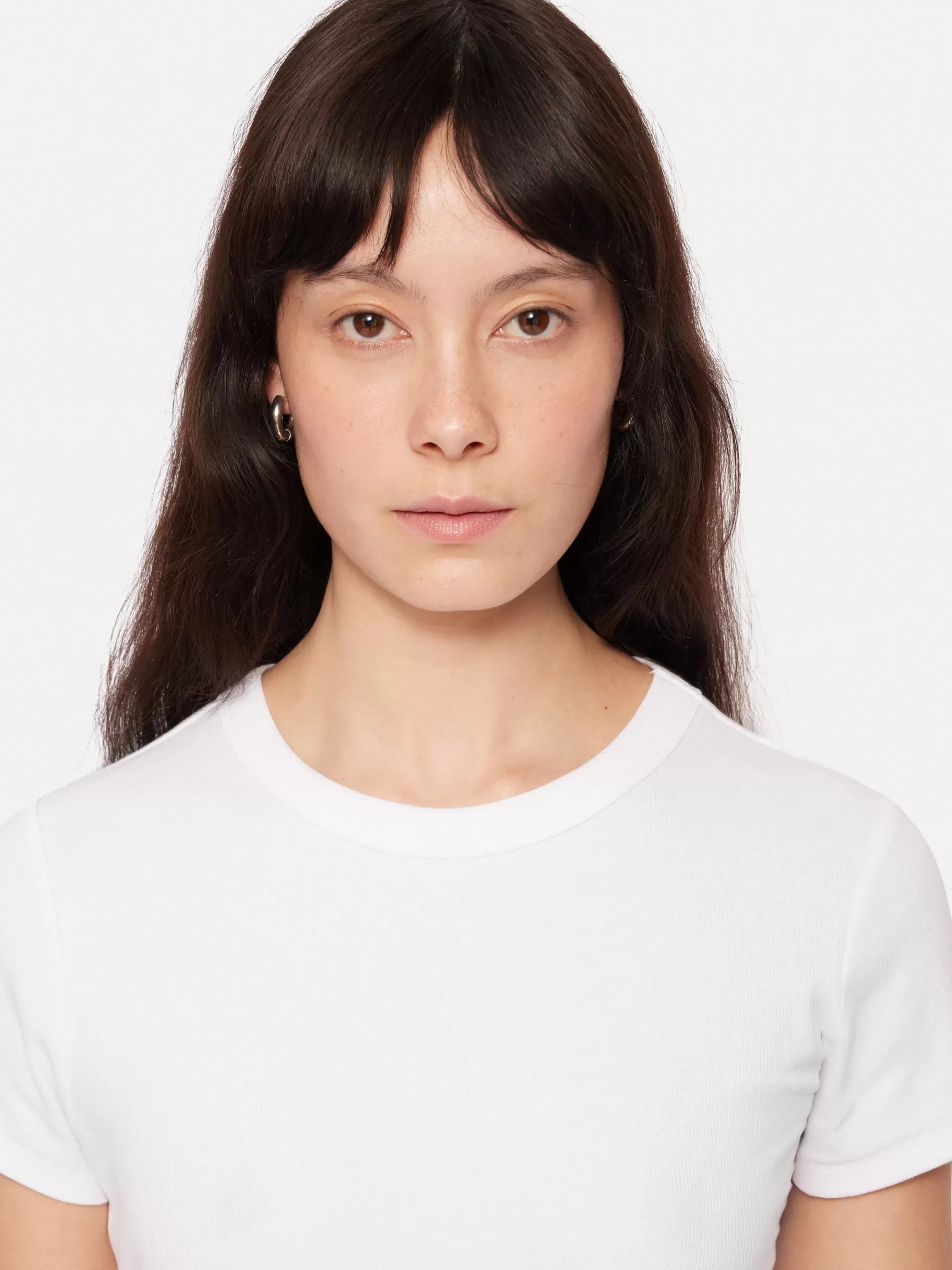 Jigsaw Shirts & Tops | Suits & Tailoring-Fine Cotton Tee White