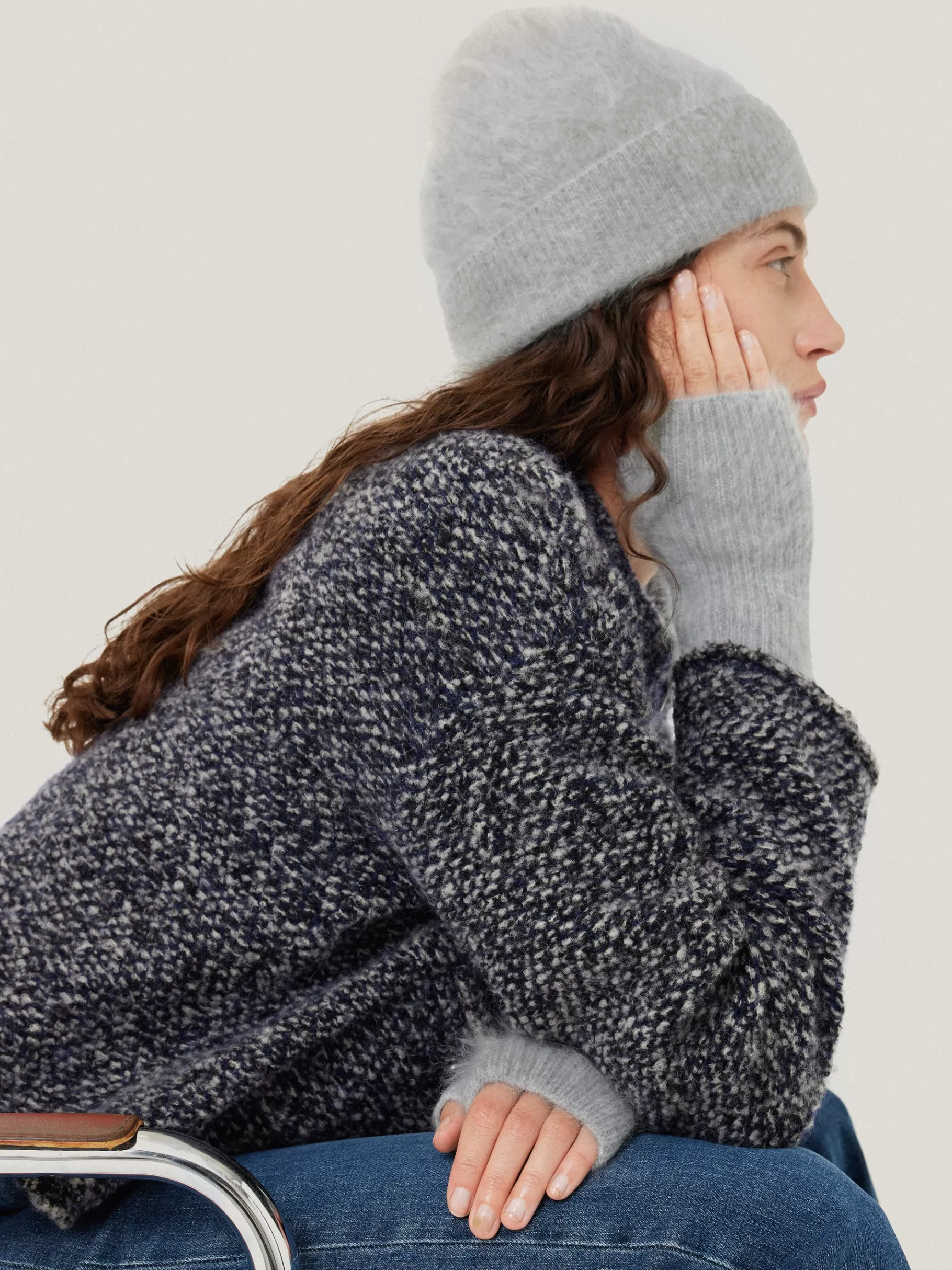 Jigsaw Hats & Gloves | Knitwear & Cashmere-Halo Cashmere Beanie Grey