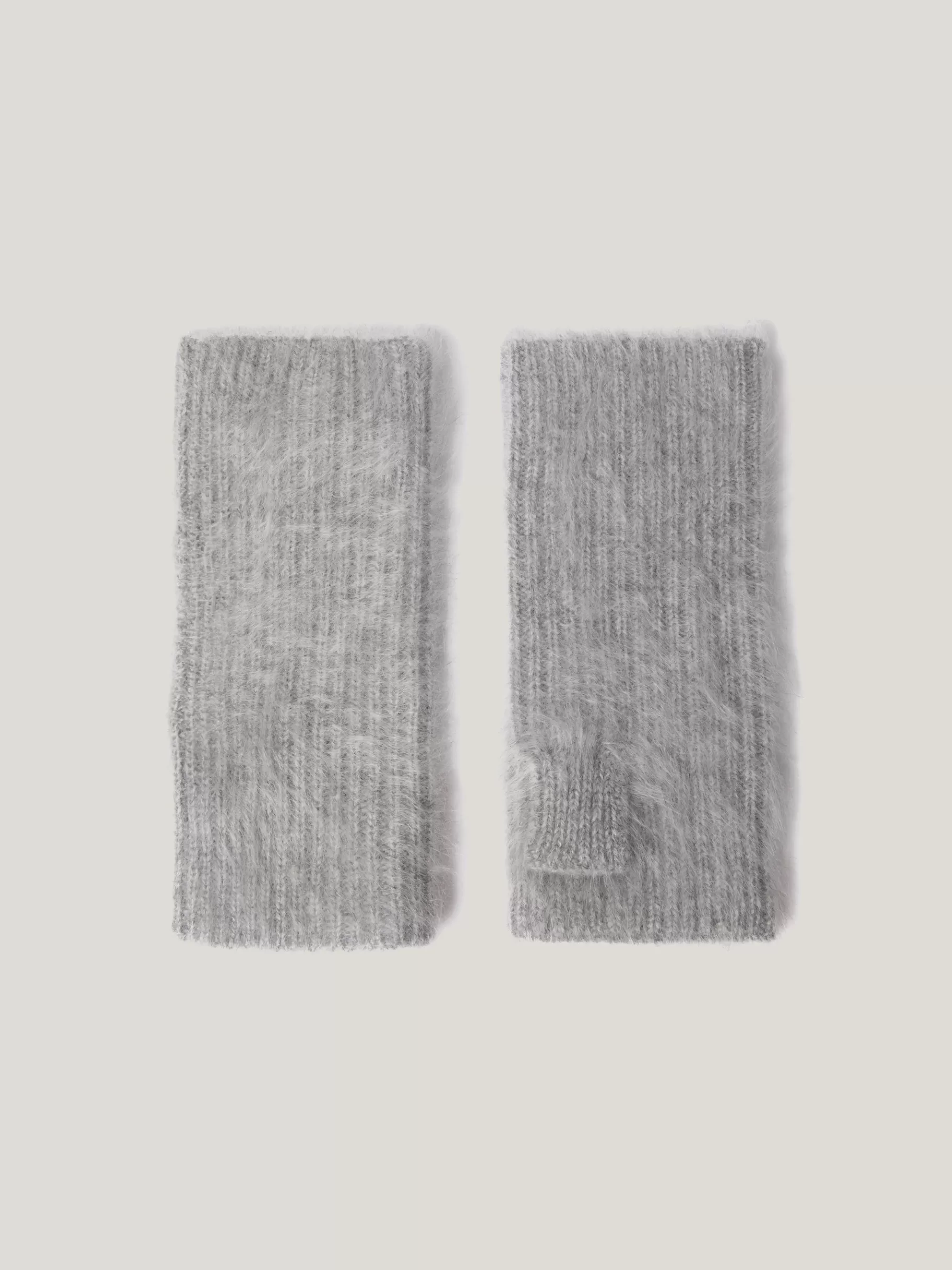 Jigsaw Hats & Gloves | Knitwear & Cashmere-Halo Cashmere Mittens Grey