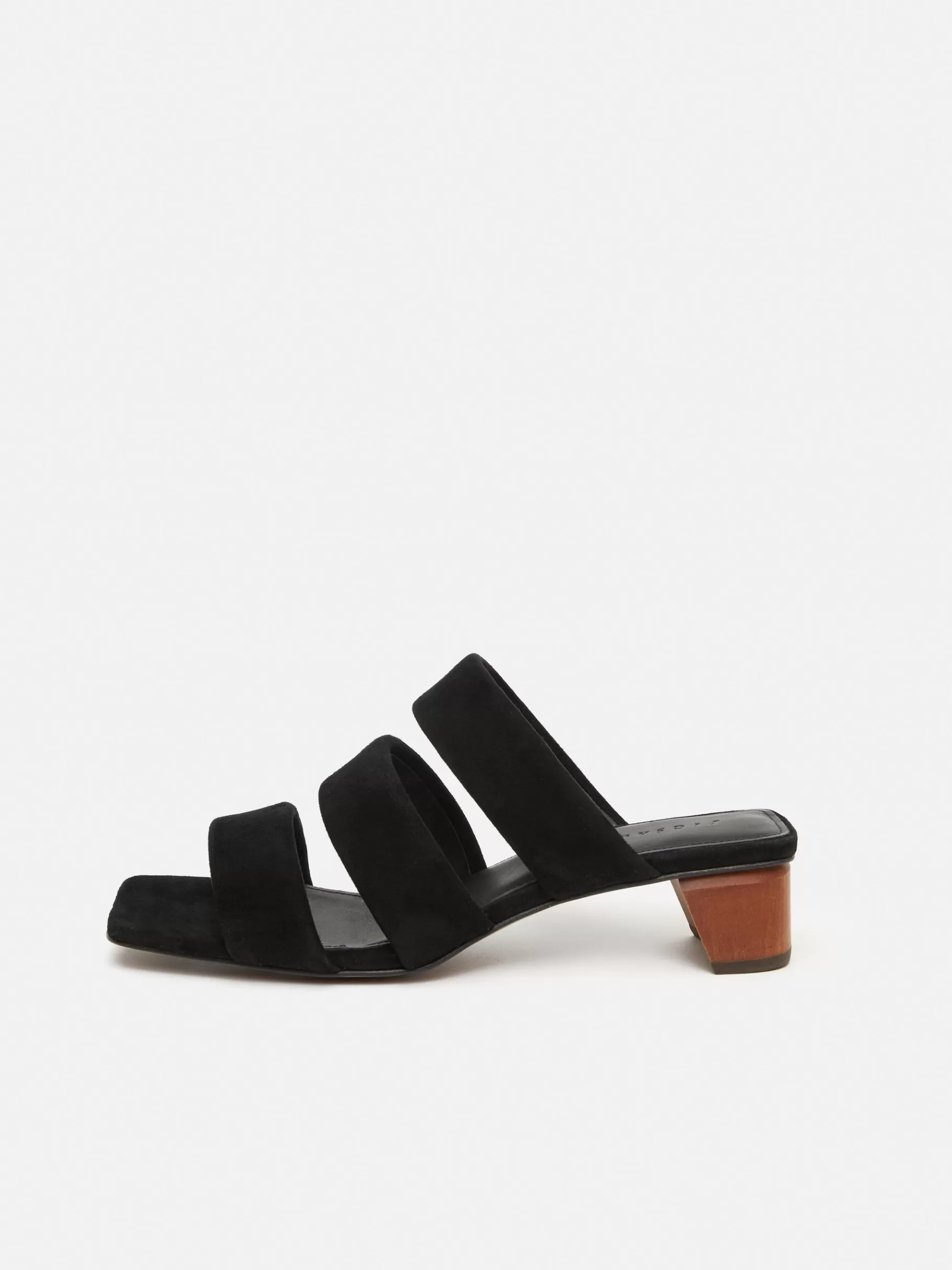 Jigsaw Heels-Henley Heeled Sandal Black
