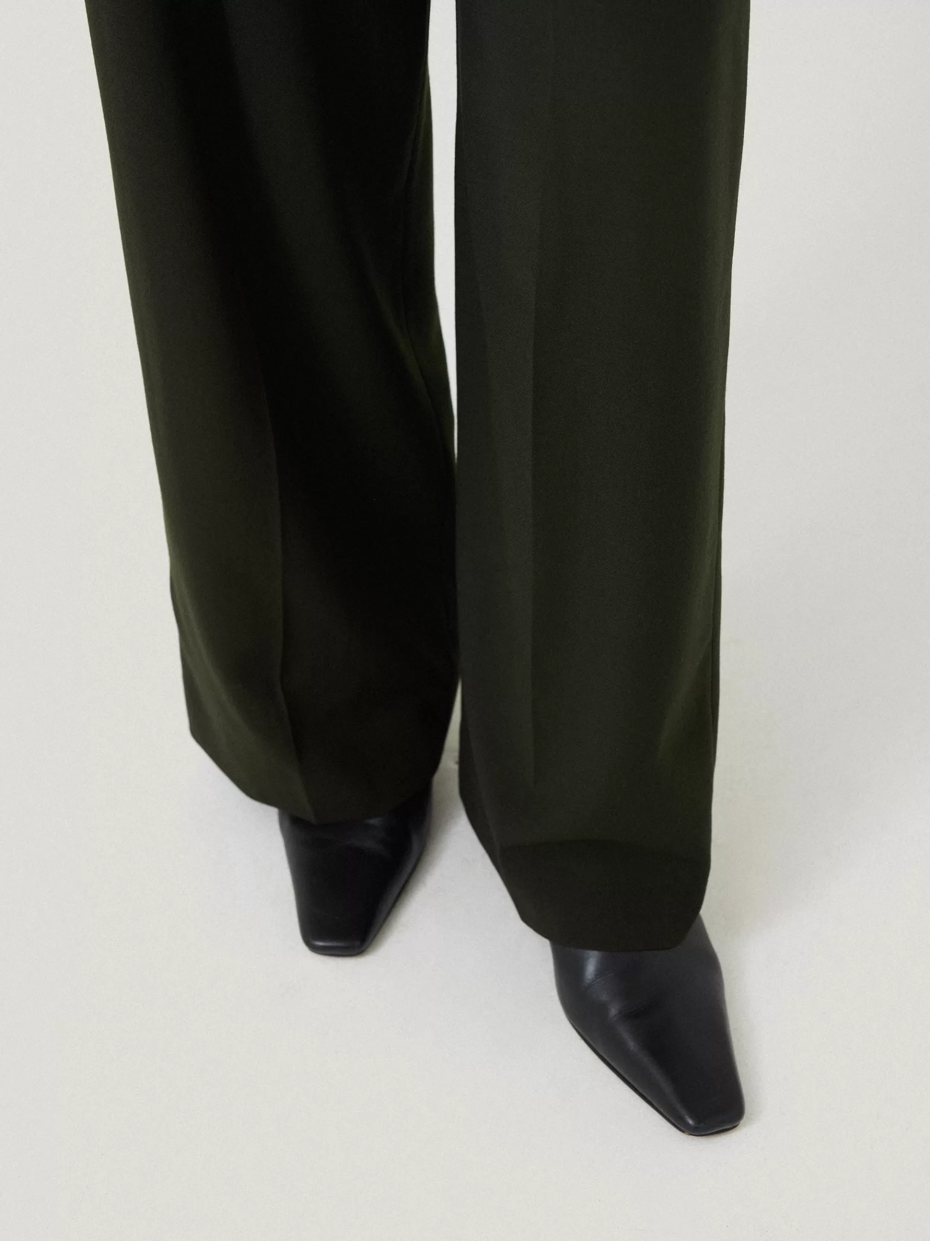 Jigsaw Trousers | Suits & Tailoring-Kemp Fluid Twill Trouser Green