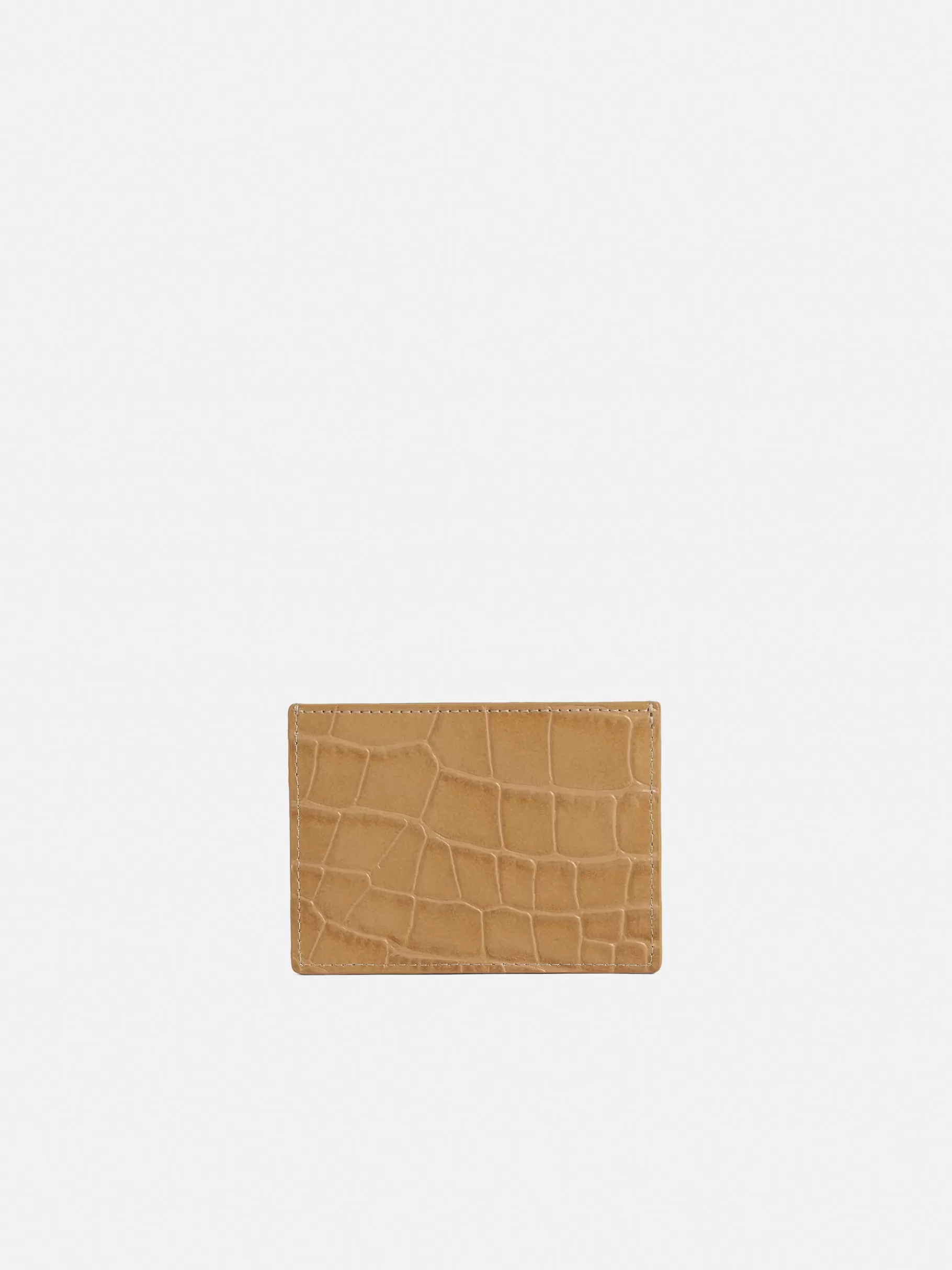 Jigsaw Wallets & Card Holders-Leather Card Holder Camel
