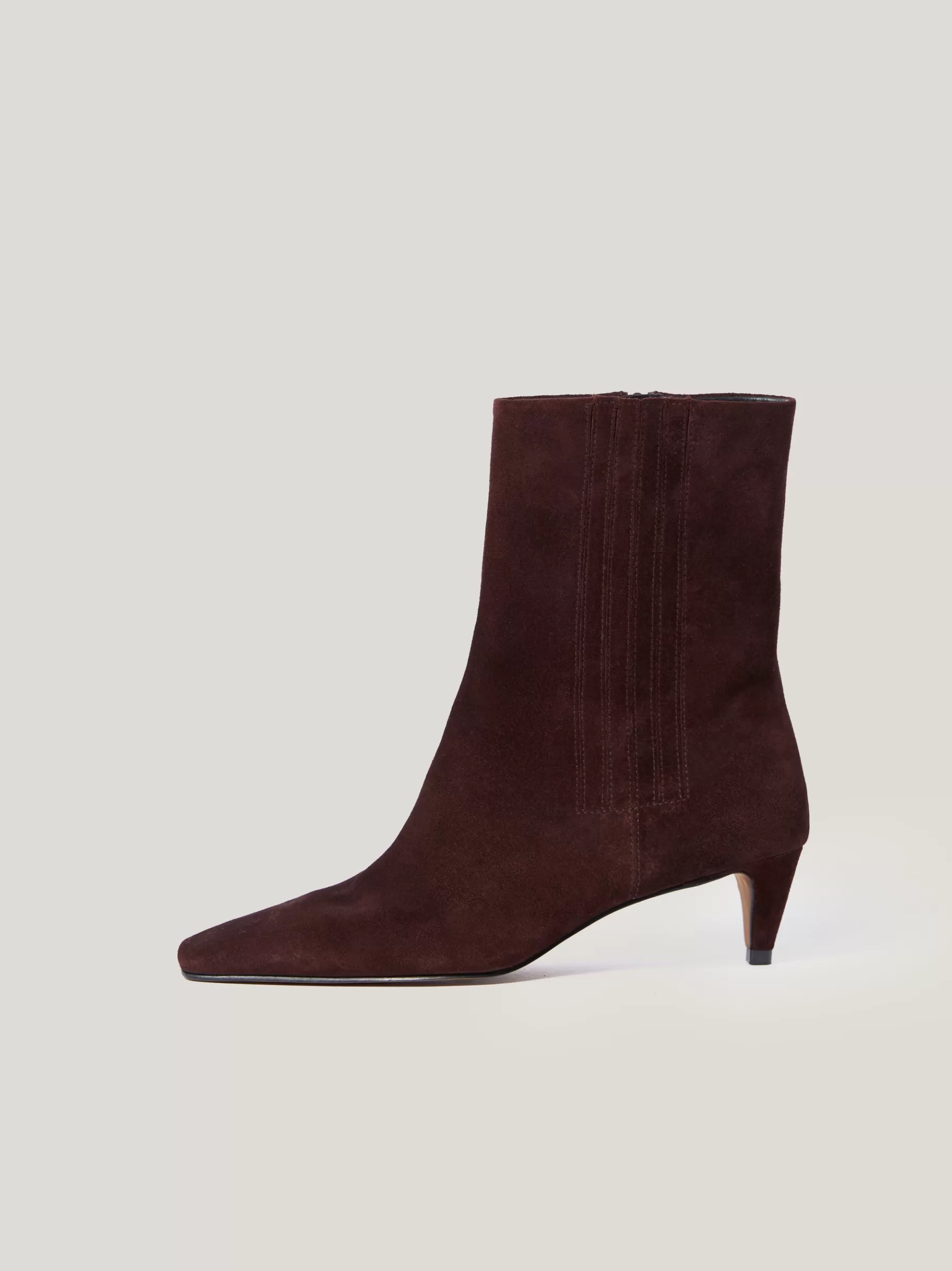 Jigsaw Boots | Leather-Leather Valerie Ankle Boot Port