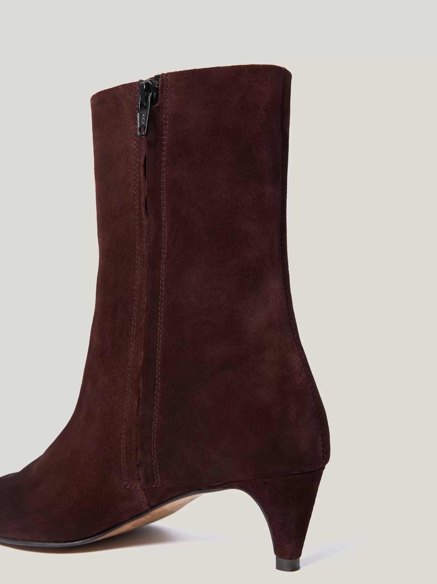 Jigsaw Boots | Leather-Leather Valerie Ankle Boot Port