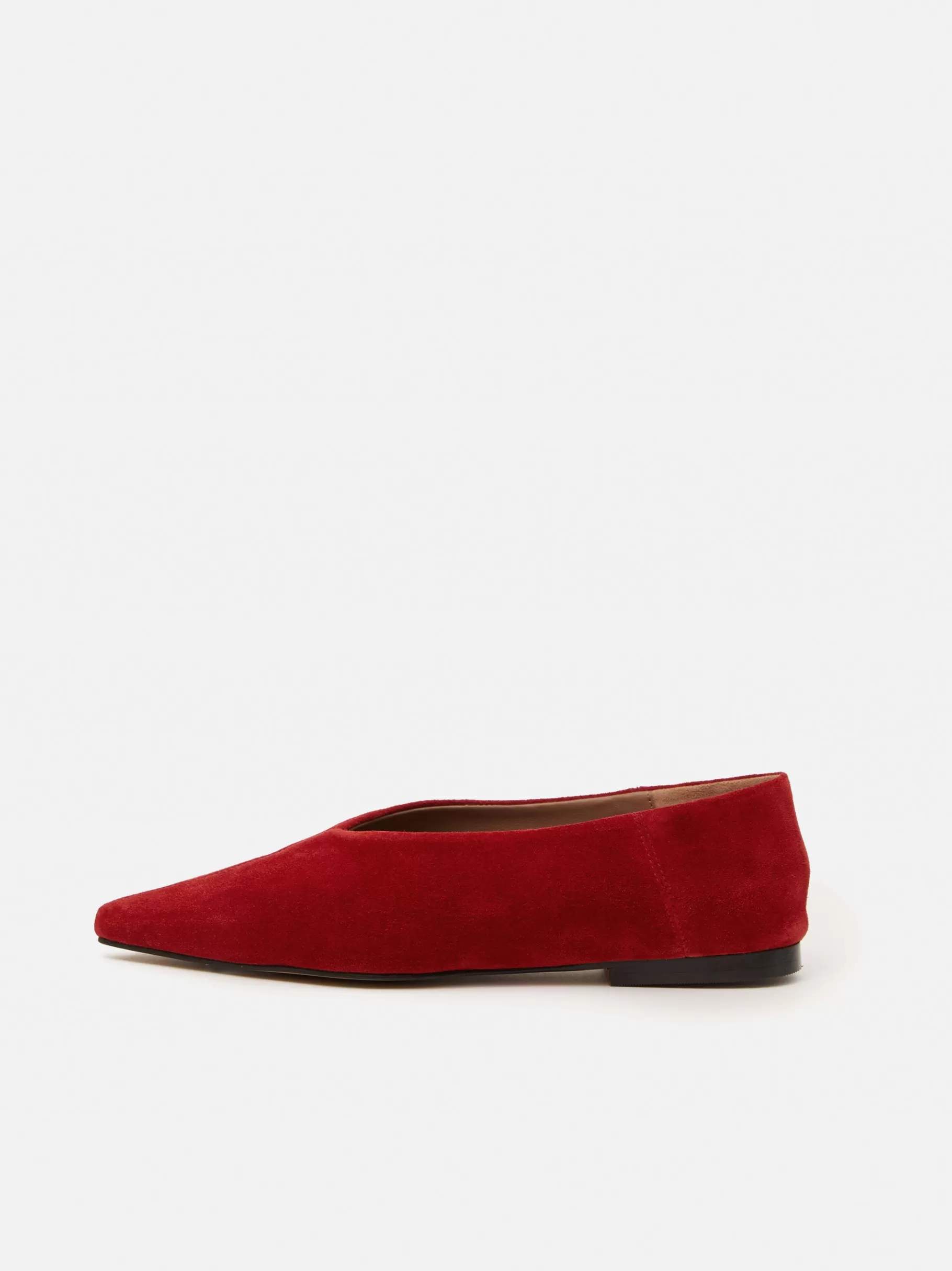 Jigsaw Flats-Linnie Flat Pointed Ballerina Red