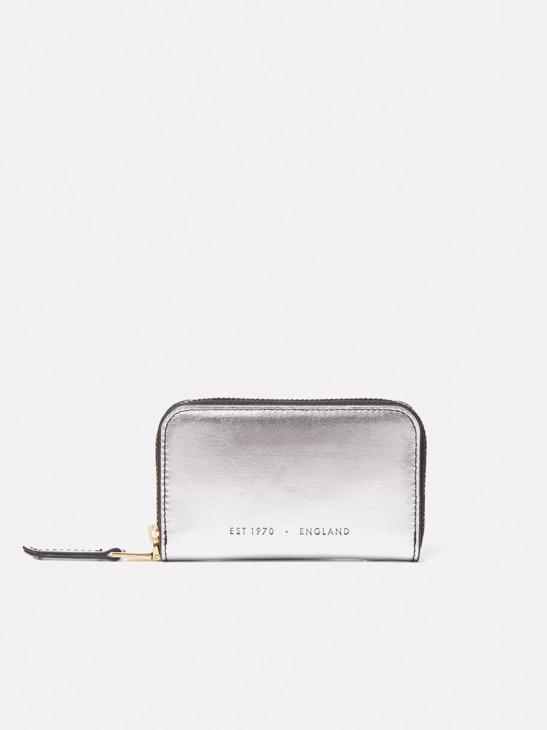 Jigsaw Wallets & Card Holders-Maddie Leather Small Wallet Silver
