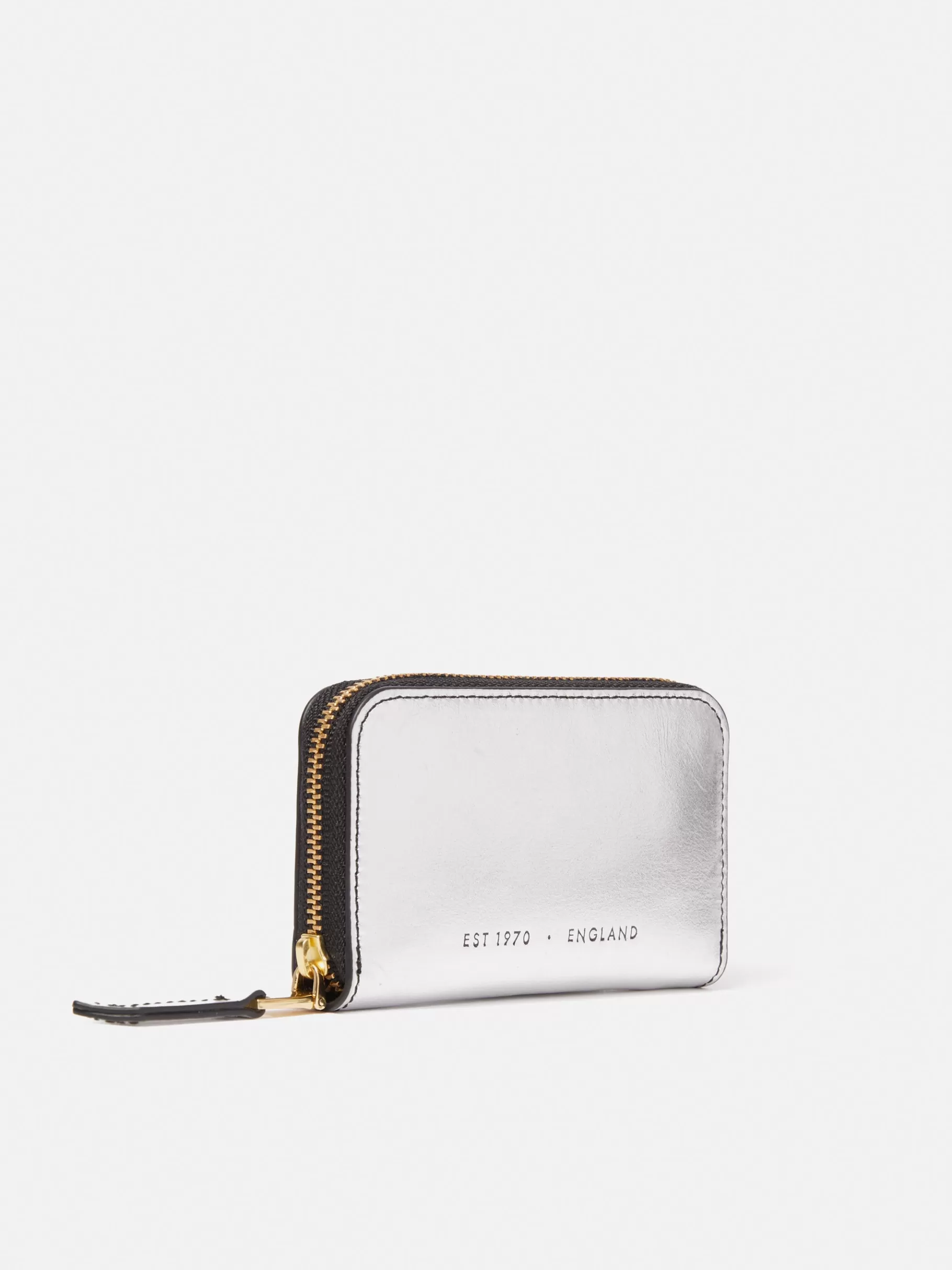 Jigsaw Wallets & Card Holders-Maddie Leather Small Wallet Silver