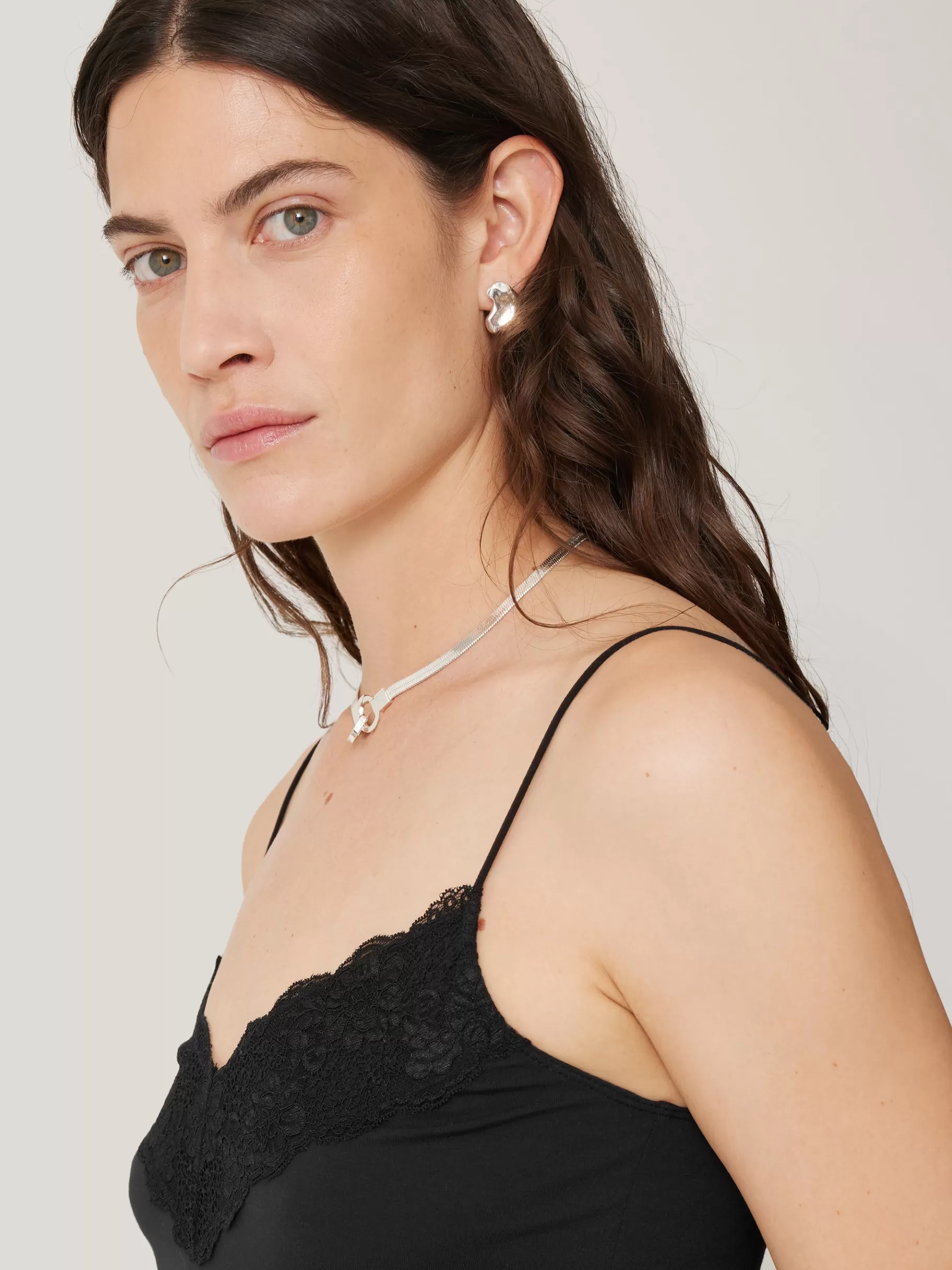 Jigsaw Pyjamas & Loungewear | Shirts & Tops-Modal Lace Vest Black