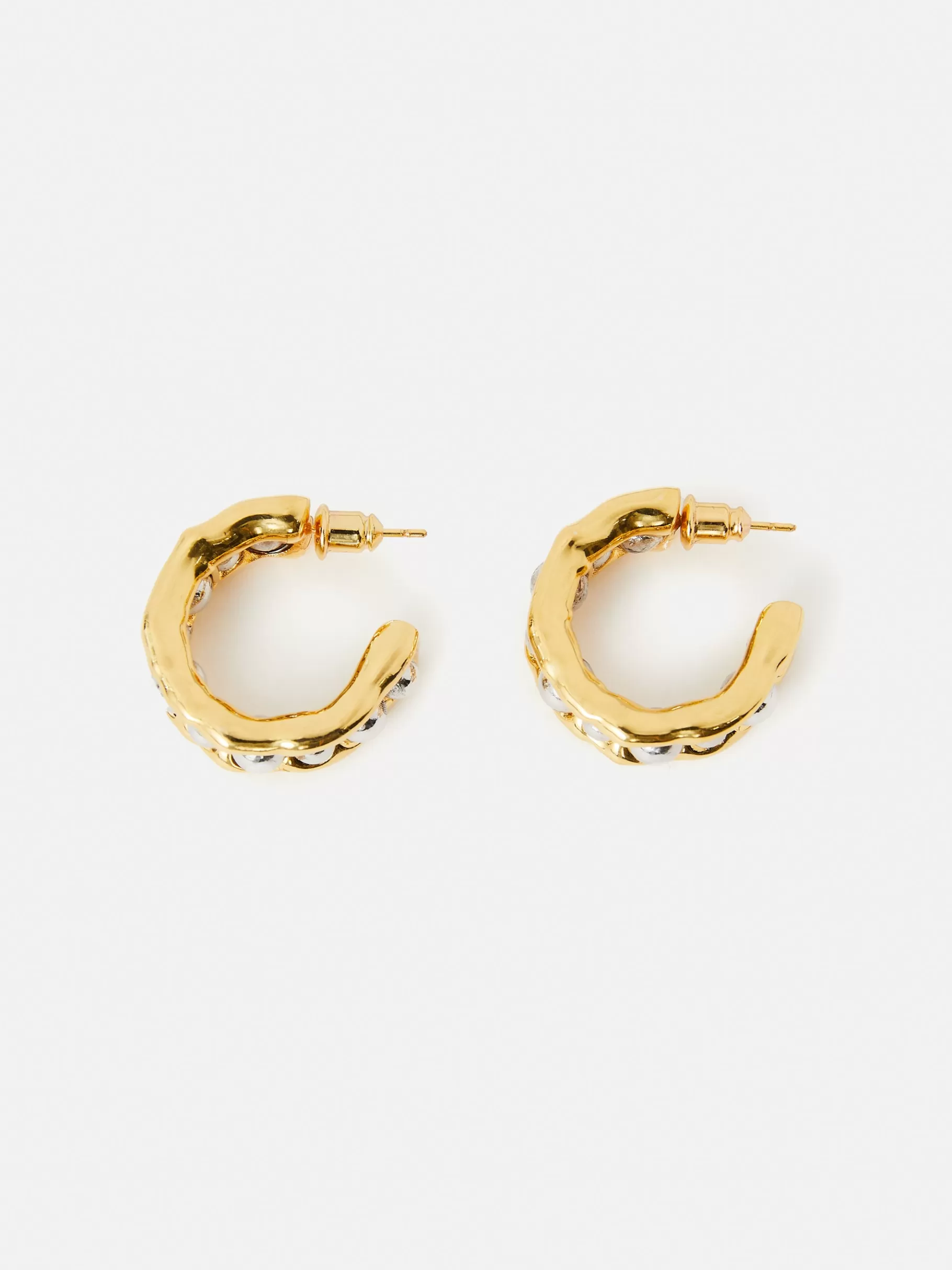 Jigsaw Jewellery | Party-Molten Bead Hoop Earring Multi