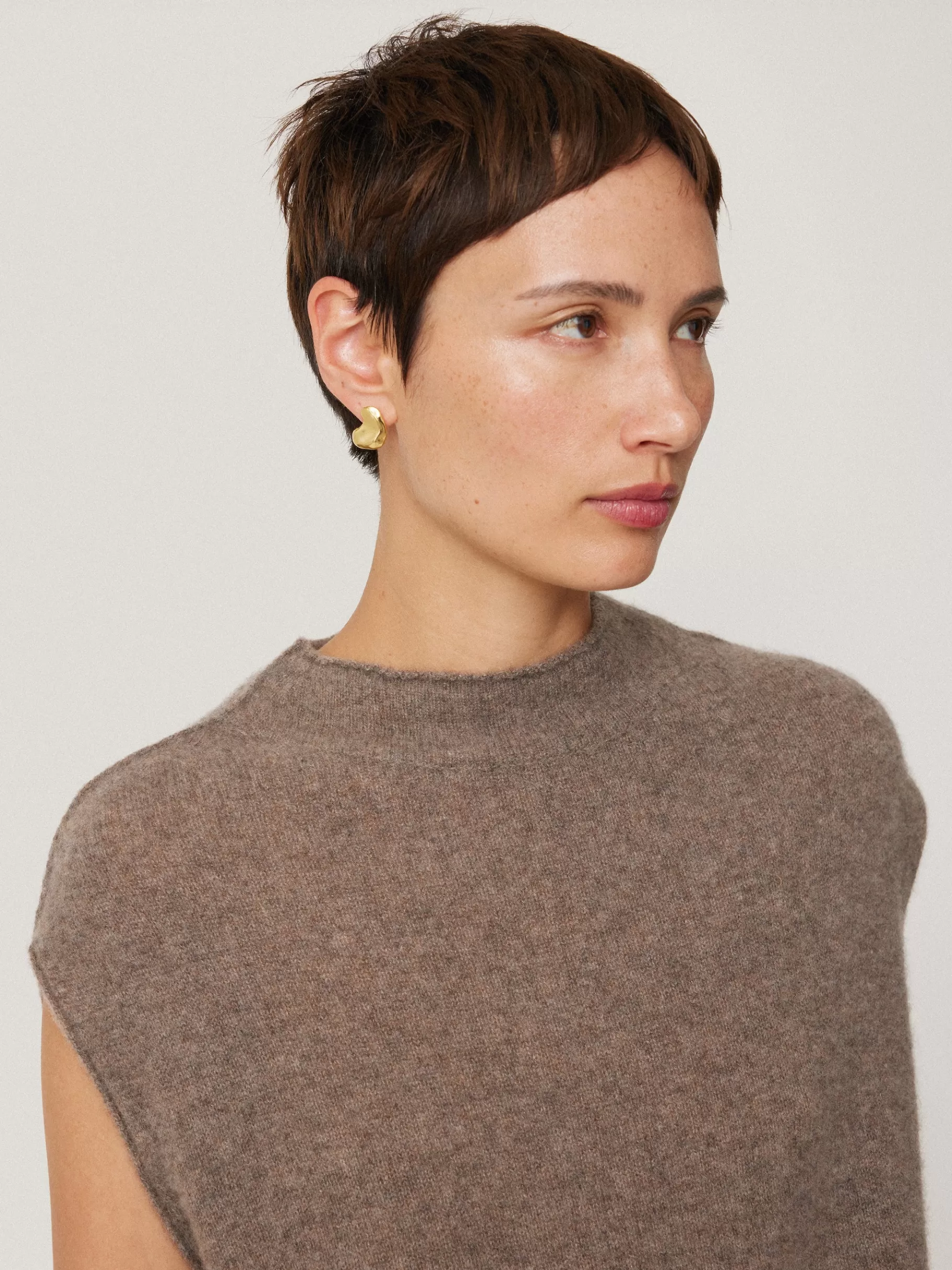 Jigsaw Jewellery | Party-Molten Stud Earring Gold