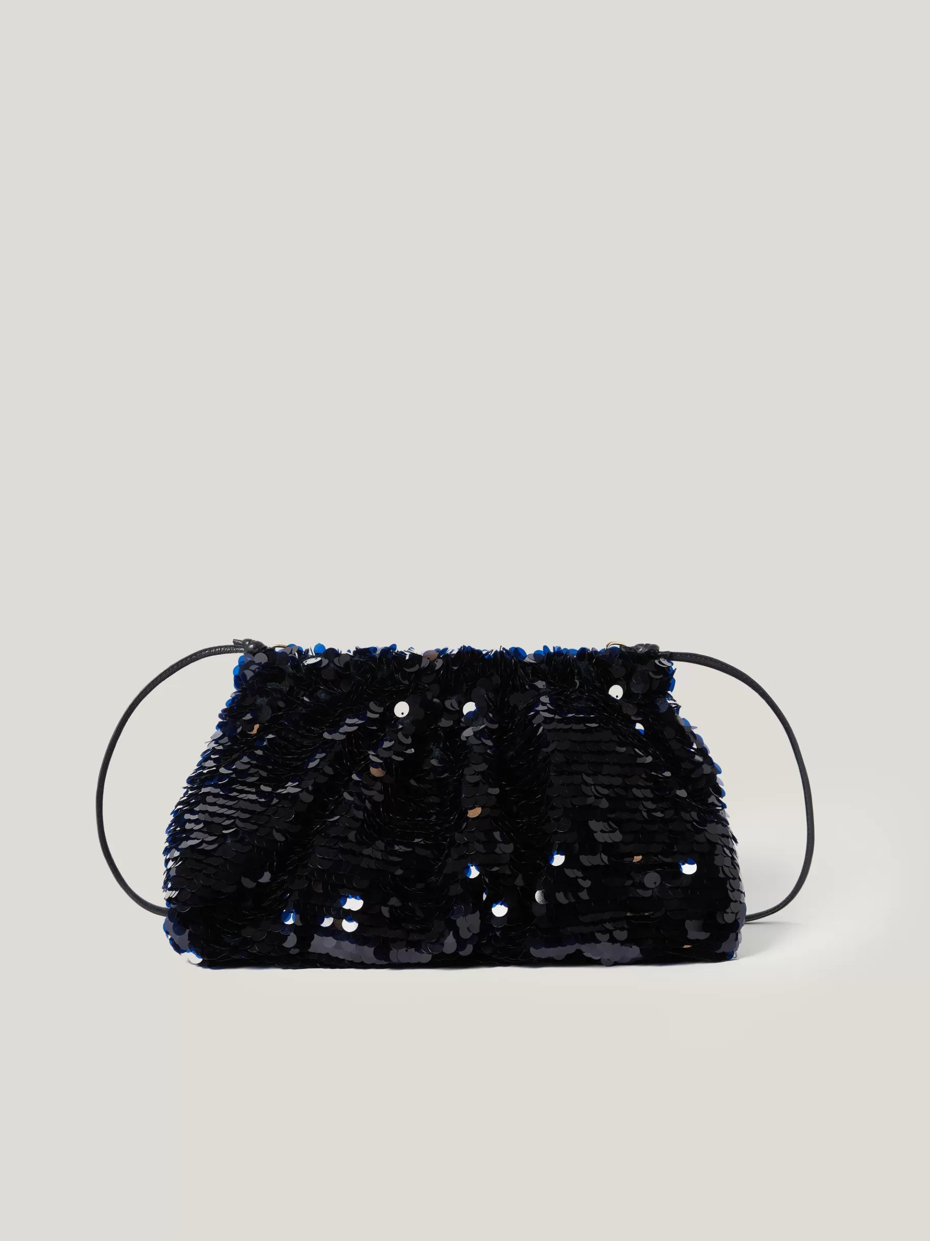 Jigsaw Bags | Party-Oversized Sequin Clutch Navy