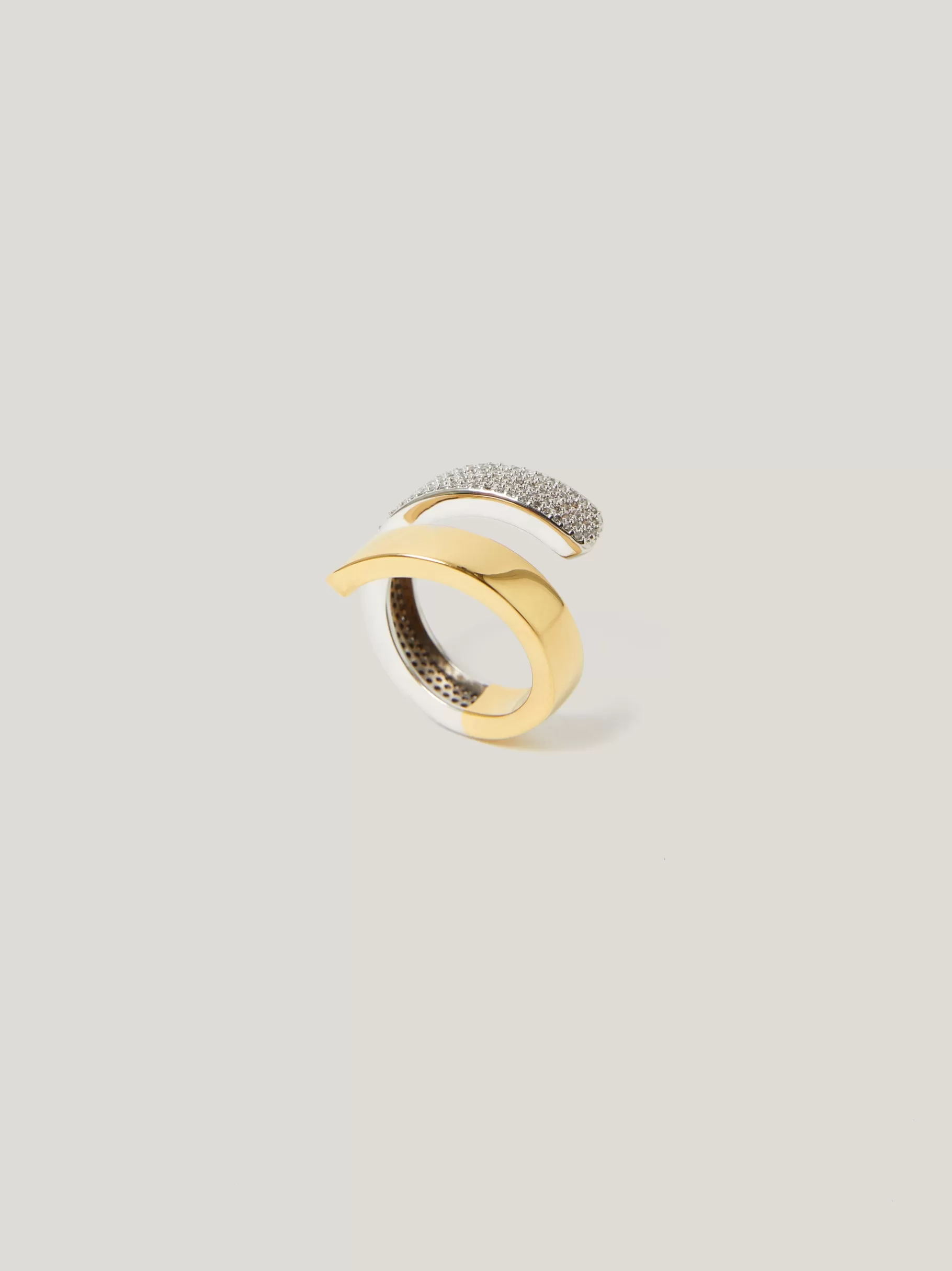 Jigsaw Jewellery | Party-Pave Wrap Ring Gold