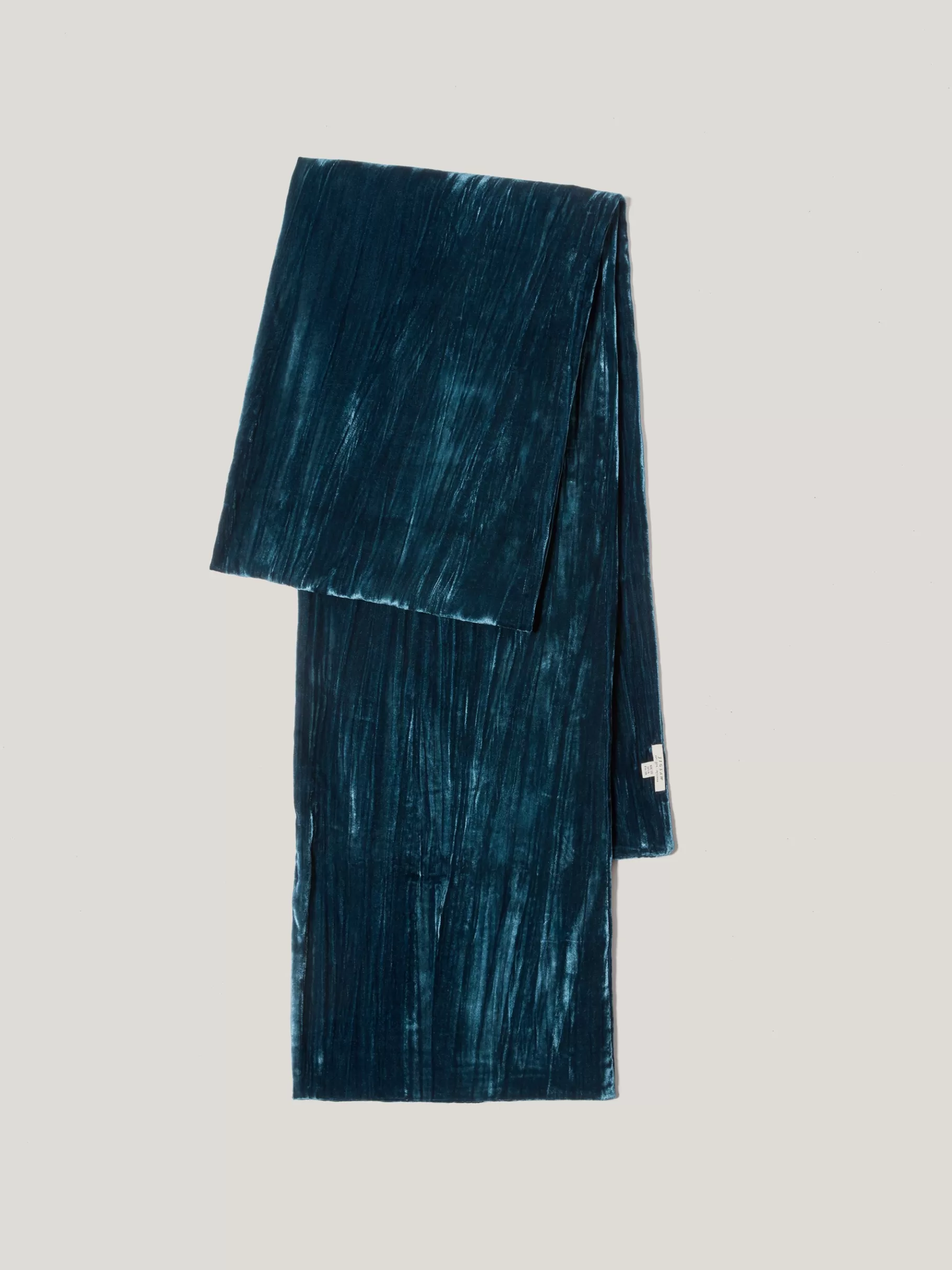 Jigsaw Ponchos & Scarves | Party-Plisse Velvet Scarf Teal