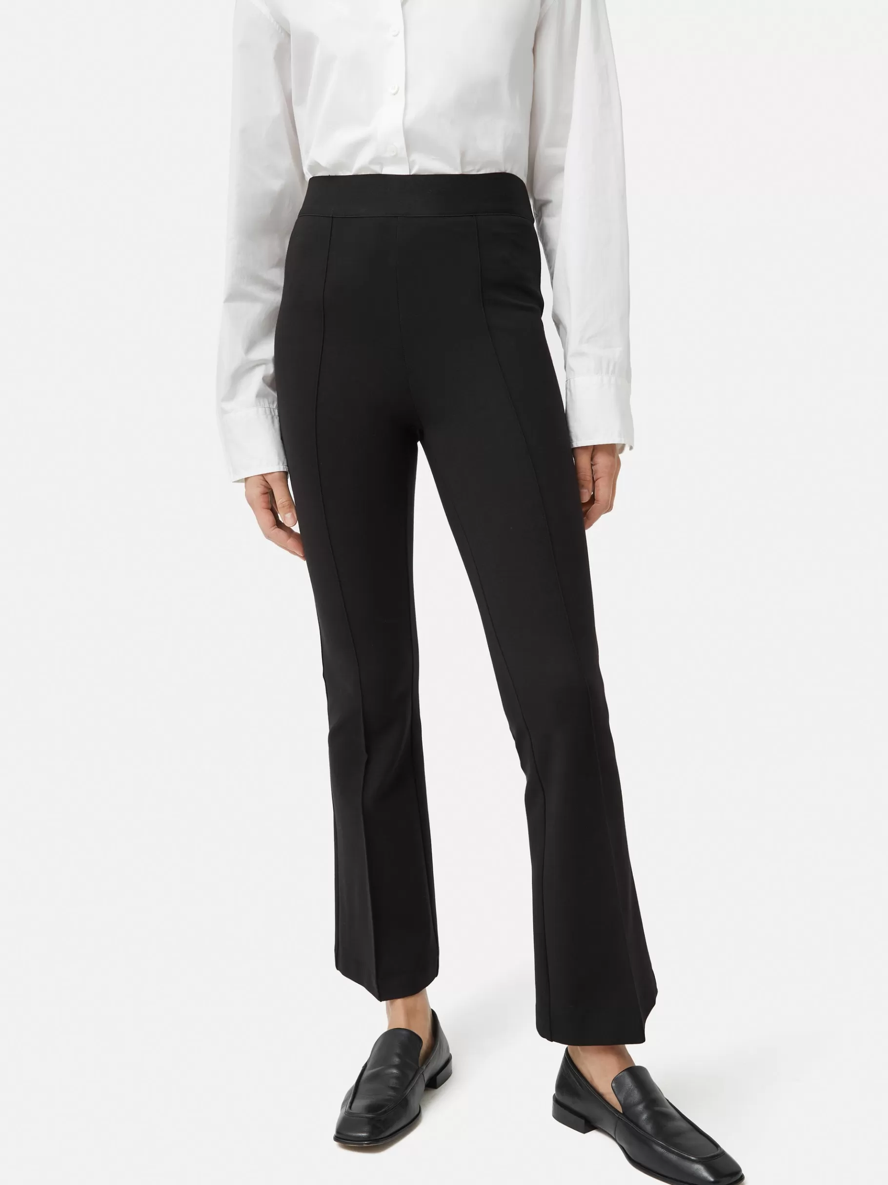 Jigsaw Trousers | Suits & Tailoring-Ponte Kickflare Trouser Black