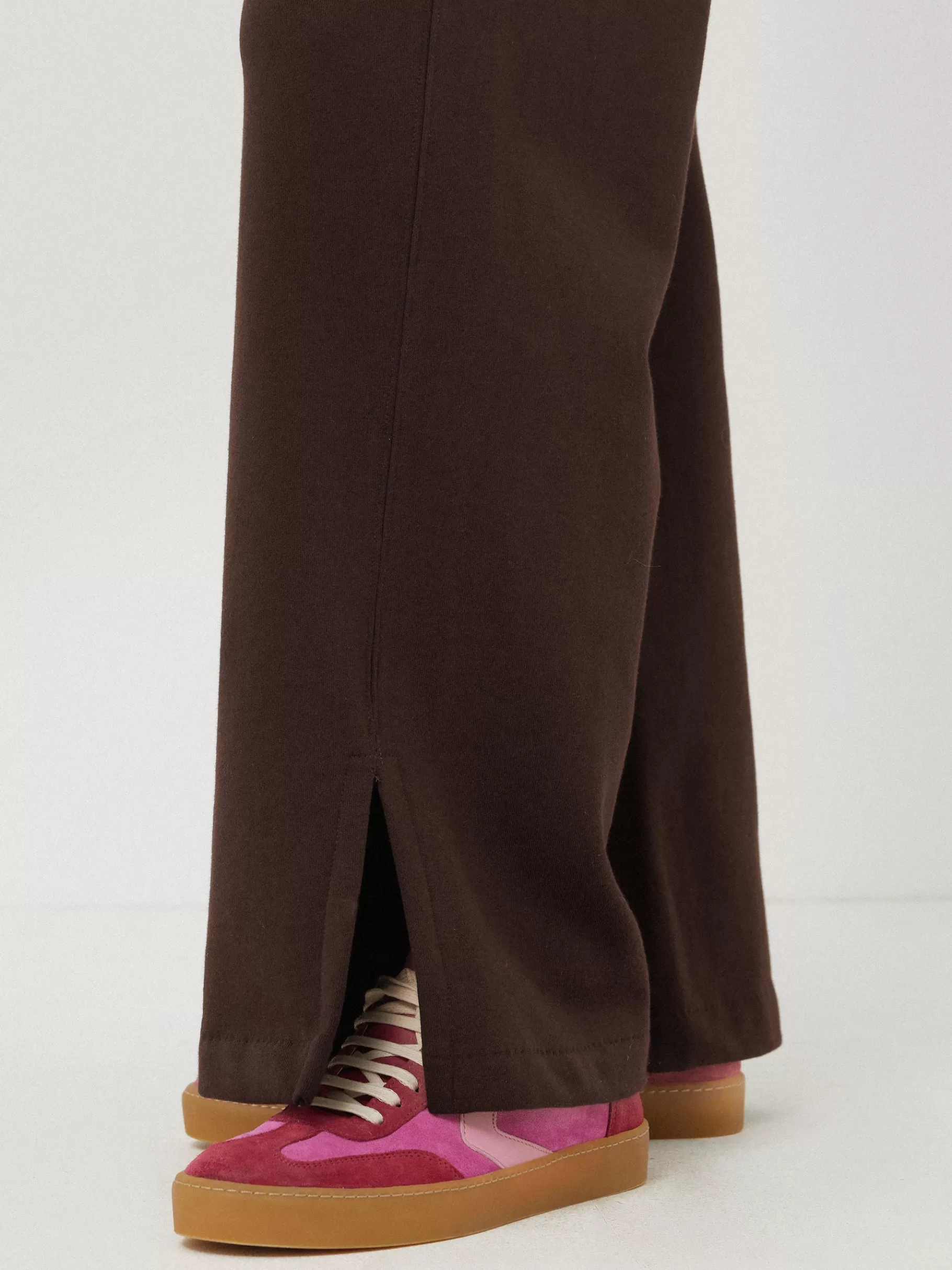 Jigsaw Pyjamas & Loungewear | Trousers-Satin Waistband Jersey Joggers Chocolate