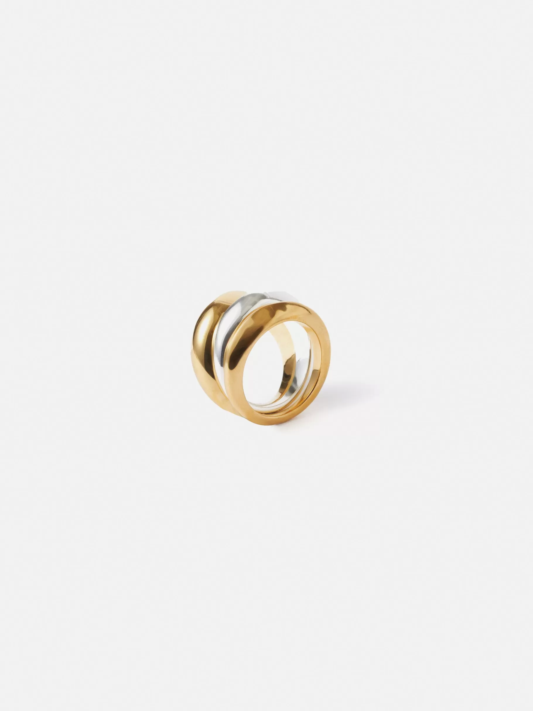 Jigsaw Jewellery-Sculptural Ring Set Multi