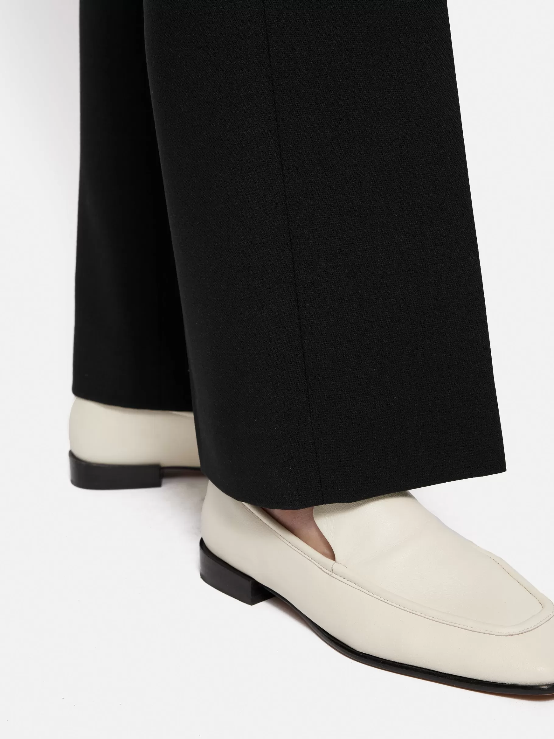 Jigsaw Trousers | Suits & Tailoring-Short Fluid Twill Mason Trousers Black