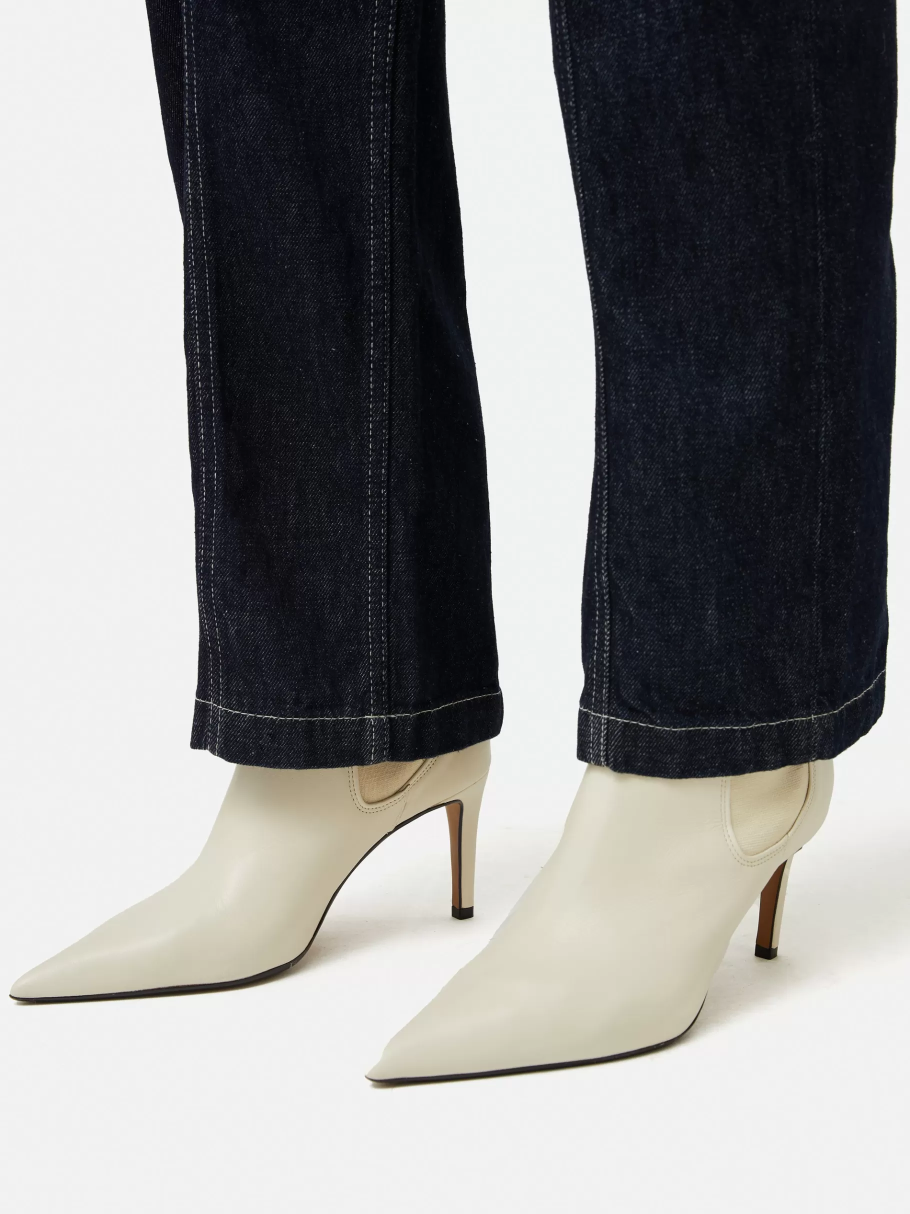 Jigsaw Heels | Boots-Skelter Heeled Boot Cream