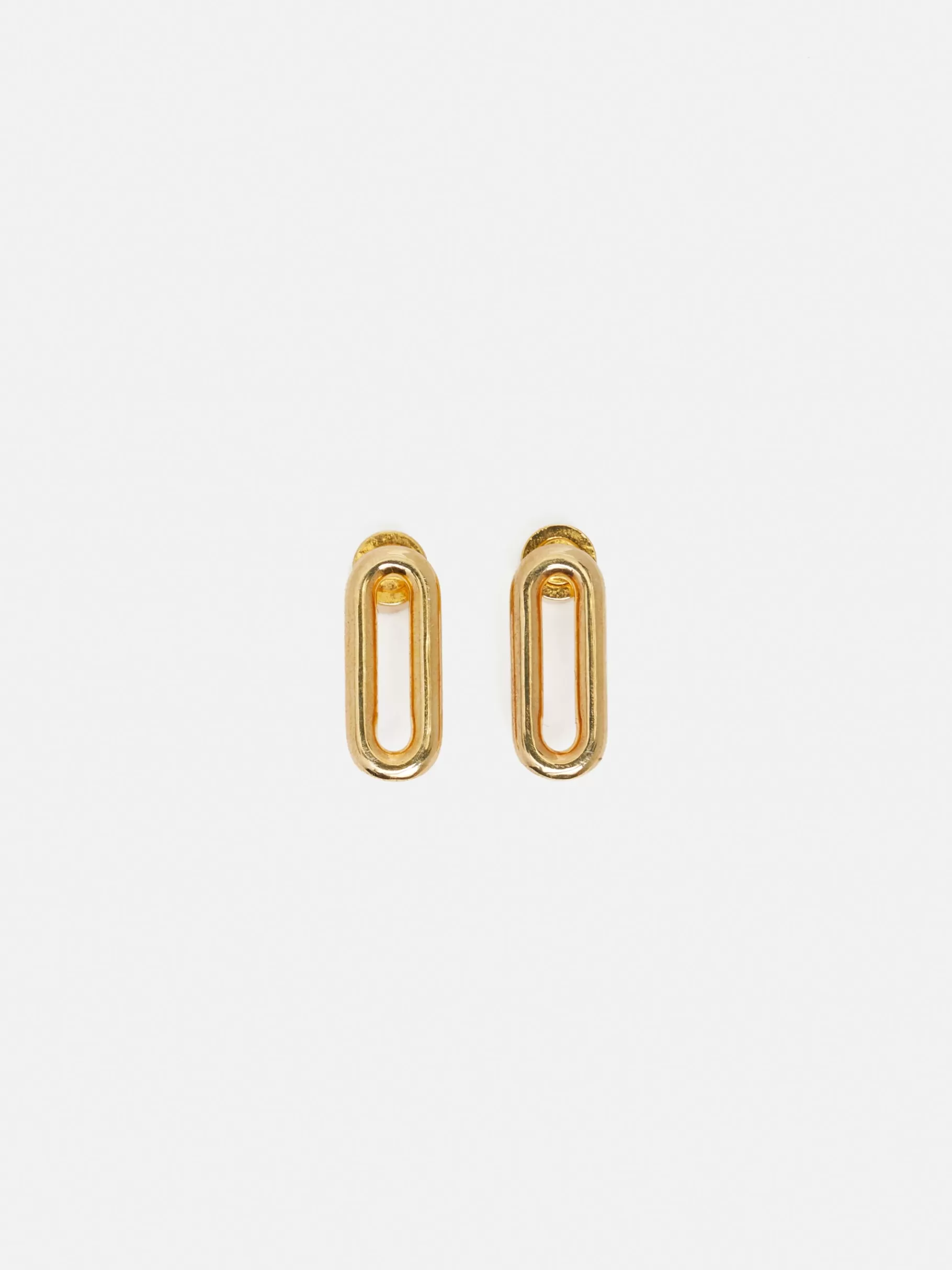 Jigsaw Jewellery | Party-Small Link Stud Earrings Gold