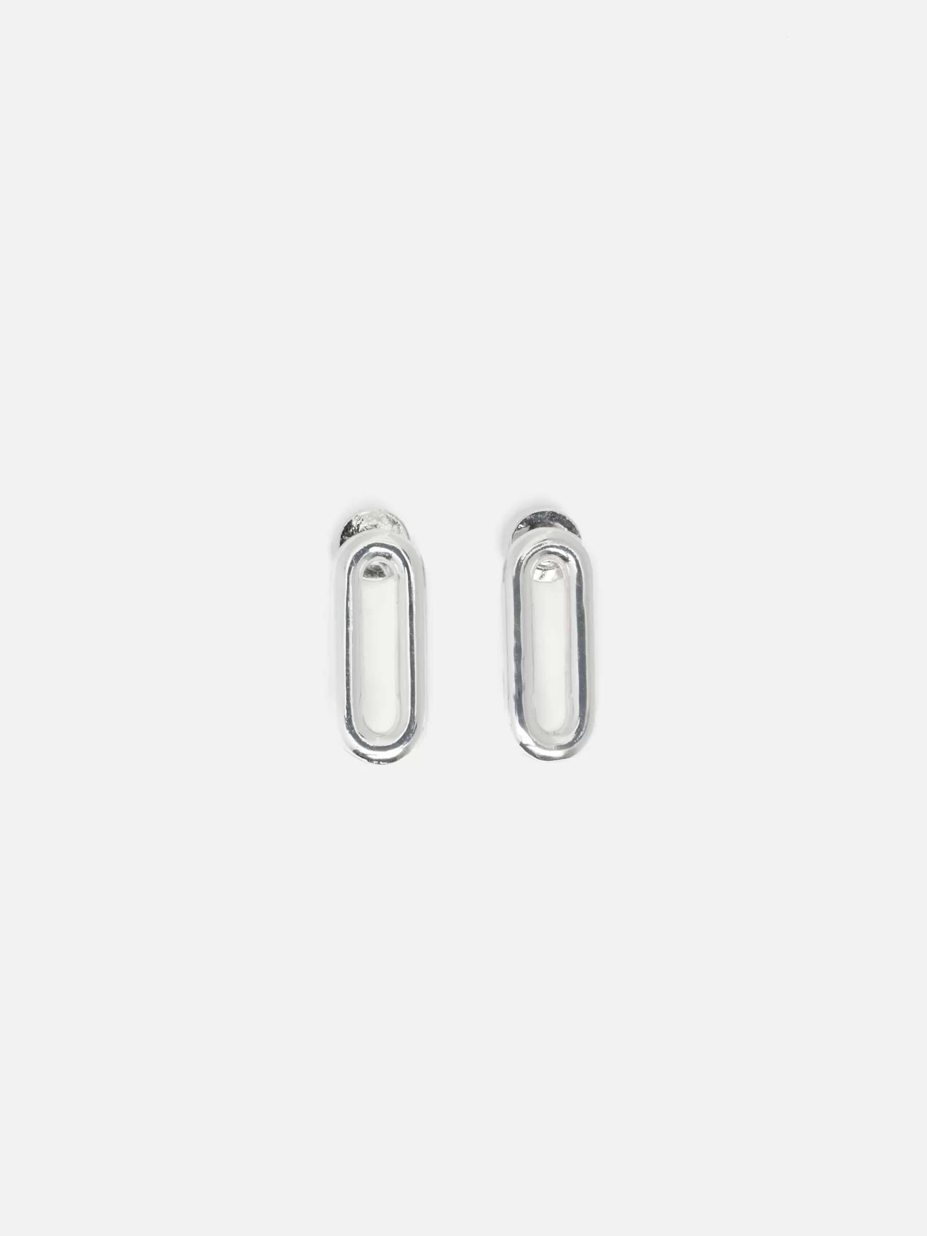 Jigsaw Jewellery | Party-Small Link Stud Earrings Silver