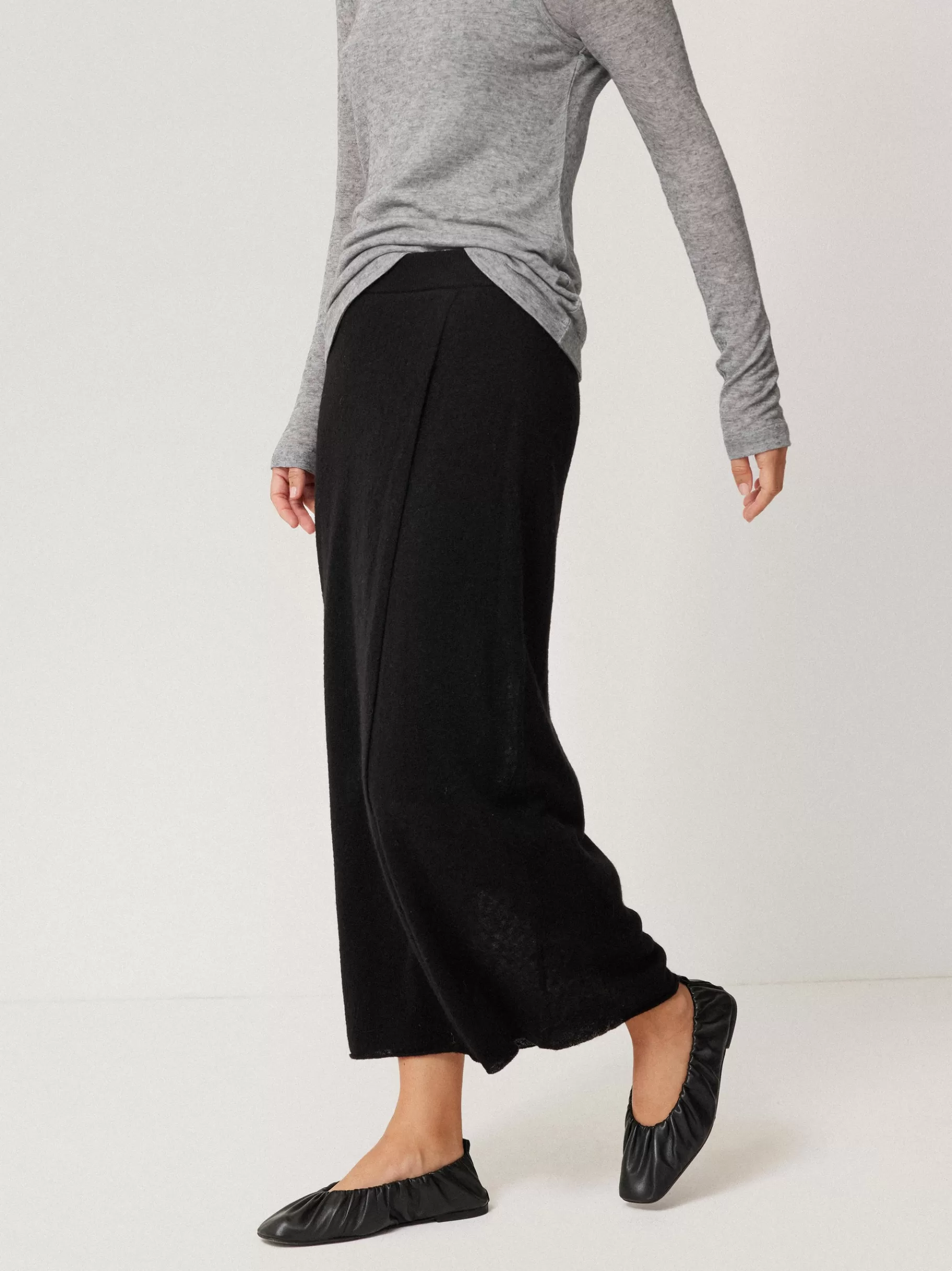 Jigsaw Skirts | Knitwear & Cashmere-Soft Gauzy Knit Skirt Black