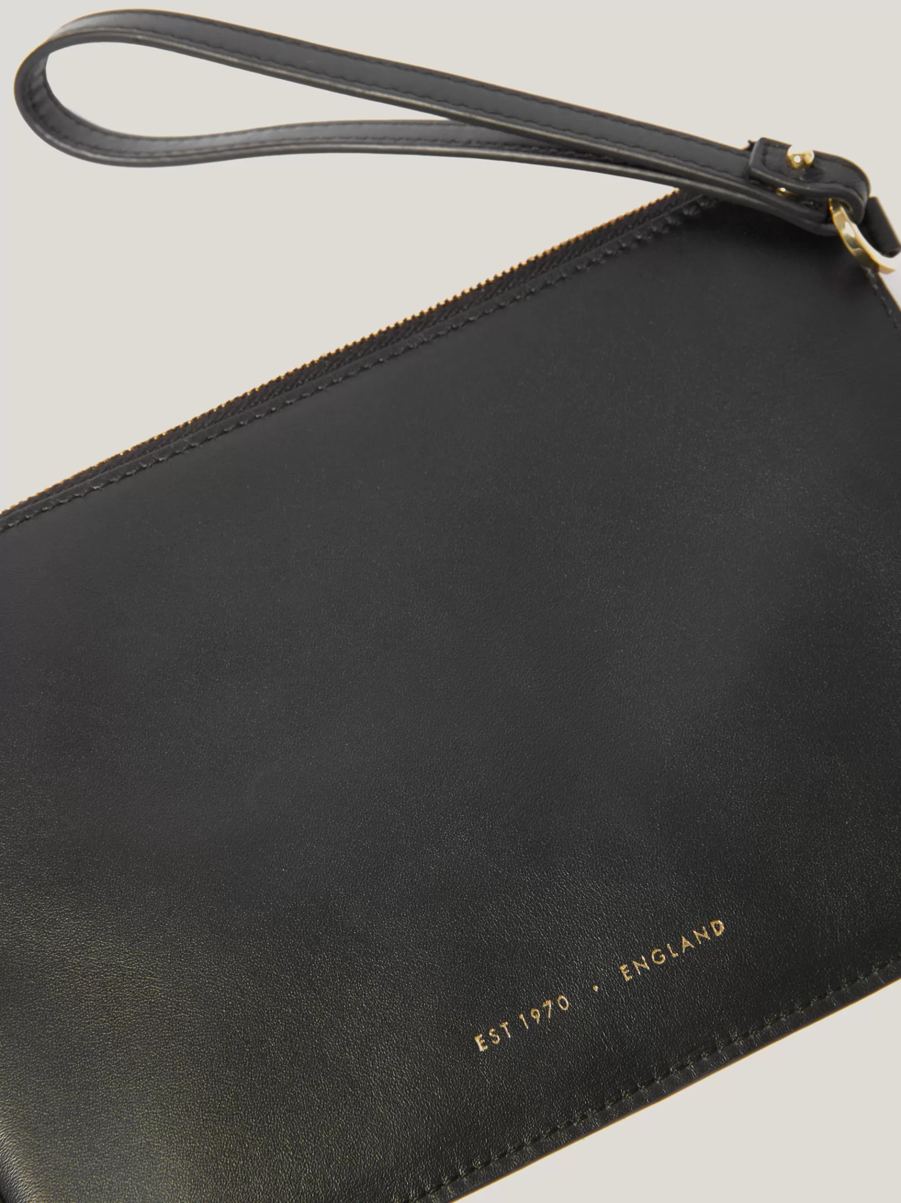 Jigsaw Wallets & Card Holders | Bags-Sophia Calf Hair Pouch Black