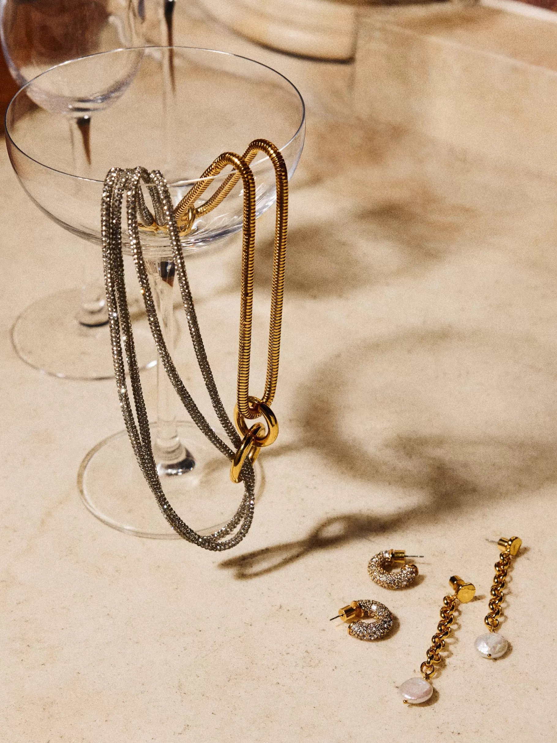 Jigsaw Jewellery | Party-Sparkle Cord Necklace Silver