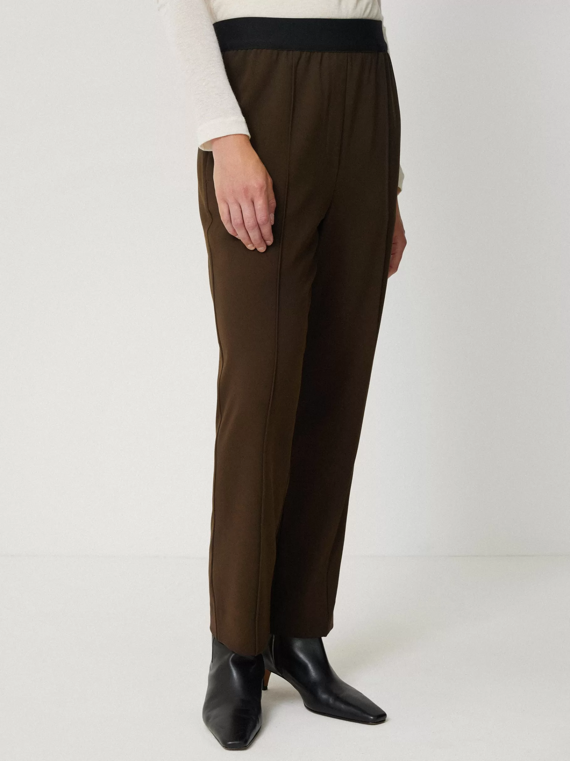 Jigsaw Trousers-Tailored Smart Jogger Khaki