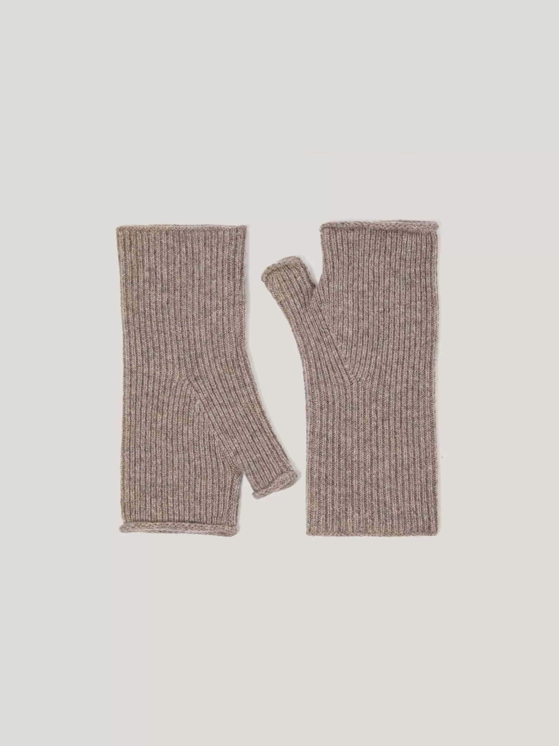 Jigsaw Hats & Gloves | Knitwear & Cashmere-Wool Cashmere Blend Mittens Oatmeal