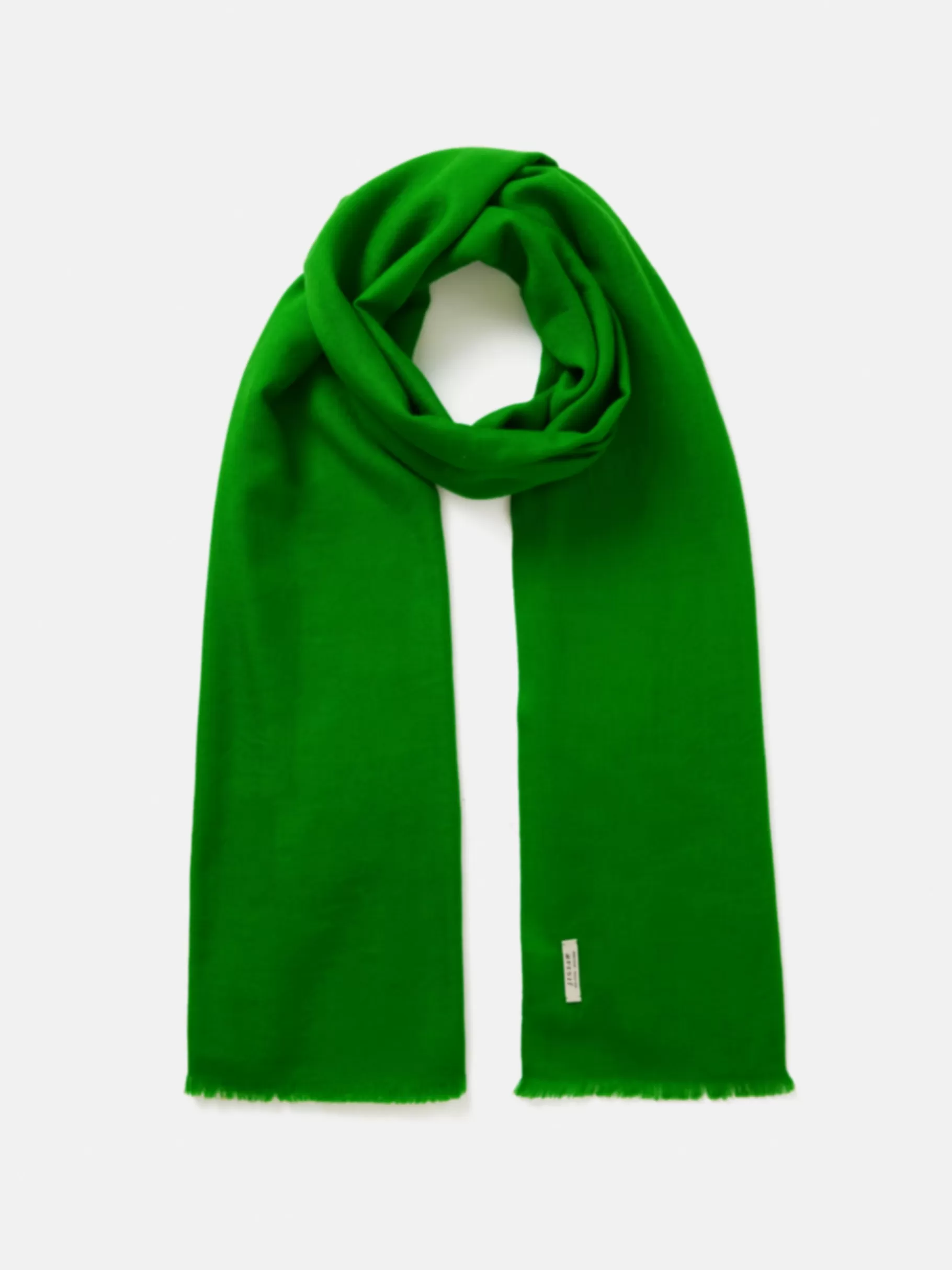 Jigsaw Ponchos & Scarves-Wool Silk Pashmina Green