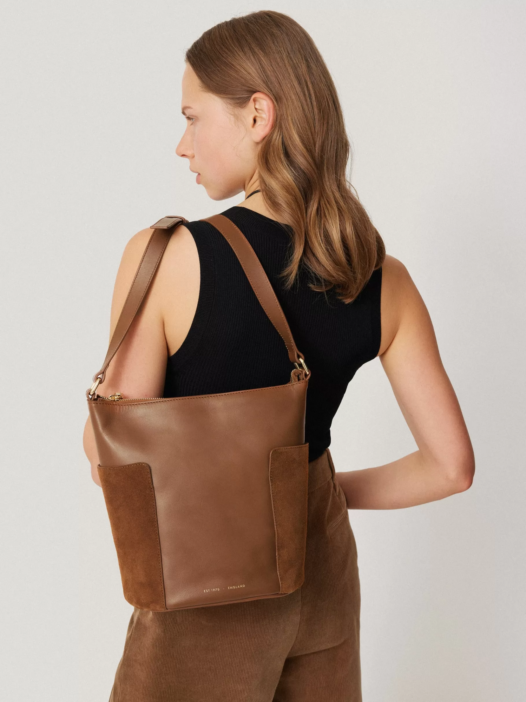 Jigsaw Wallets & Card Holders | Bags-York Slouchy Bucket Bag Tan