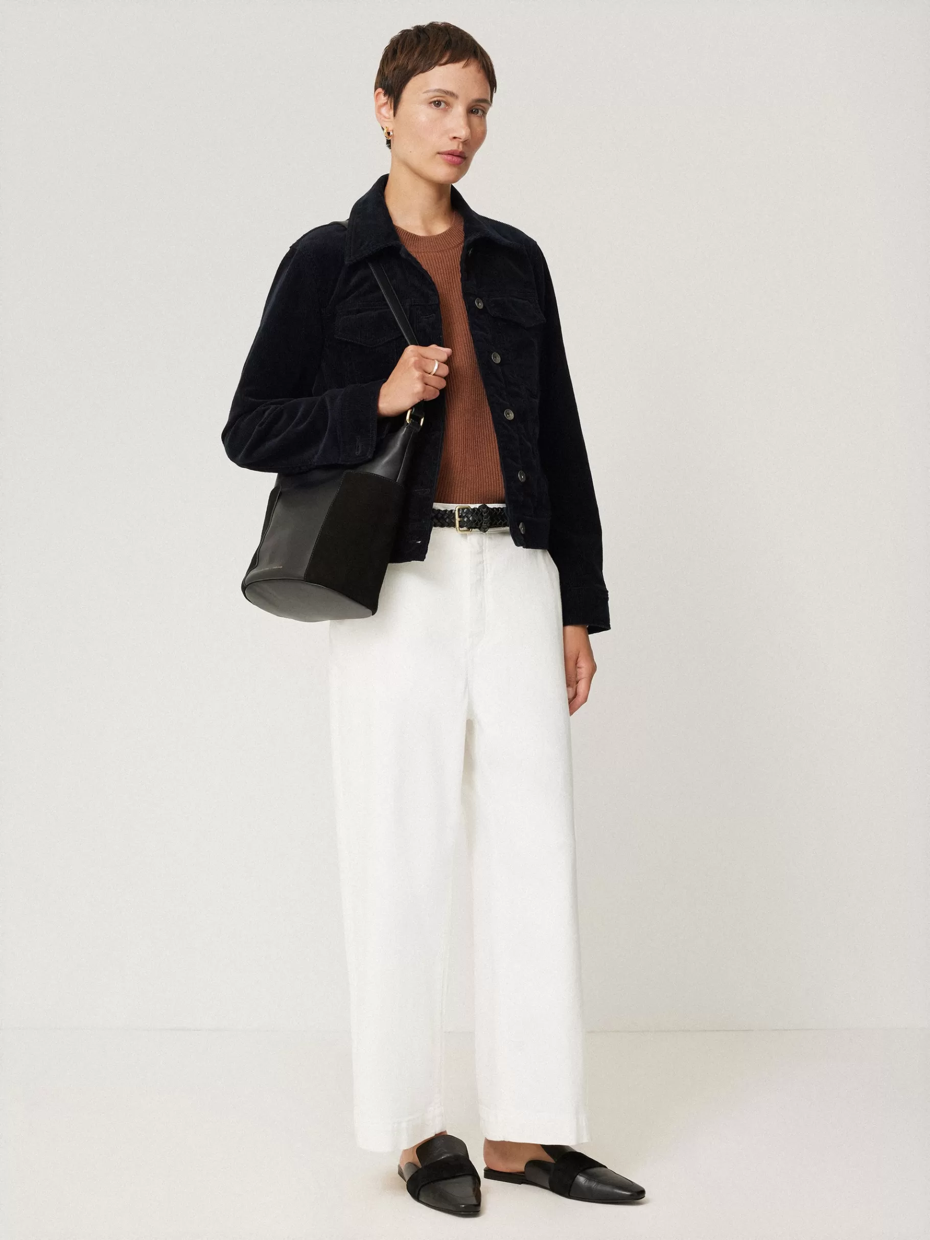 Jigsaw Wallets & Card Holders | Bags-York Slouchy Bucket Bag Black
